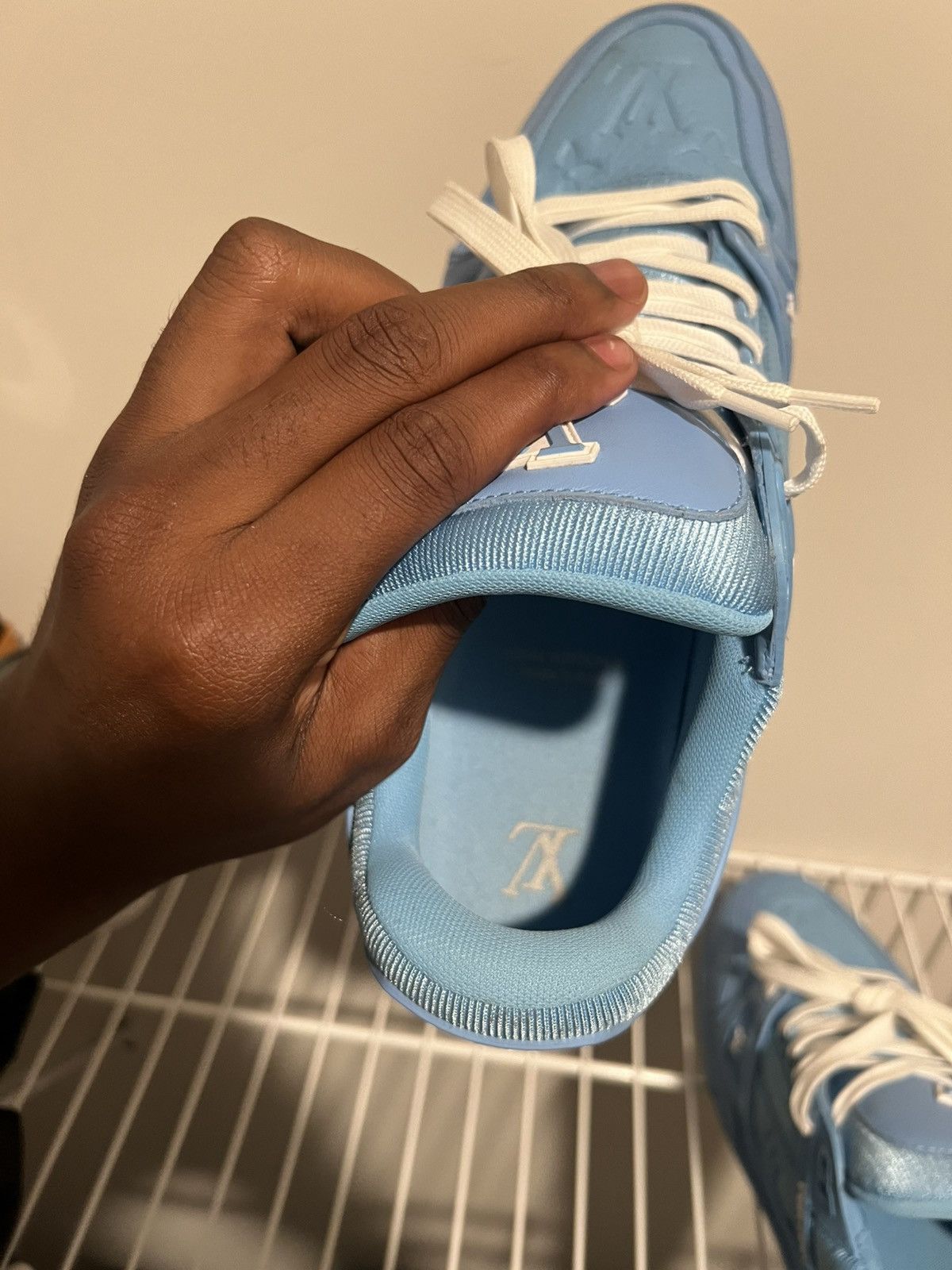 Louis Vuitton Louis Vuitton Trainer ‘SKY BLUE’ Size US 12 / EU 45 - 11 Thumbnail