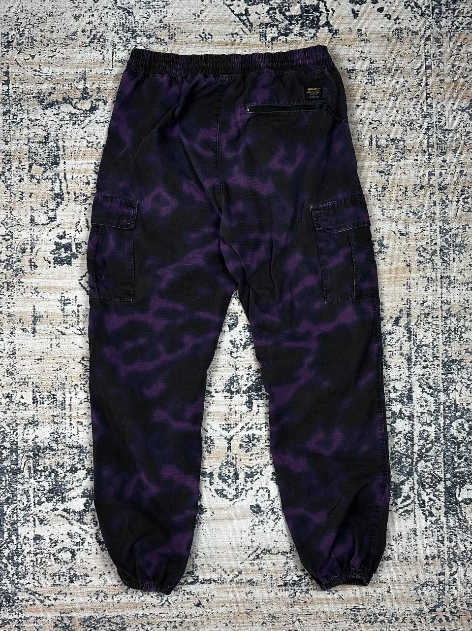 Carhartt Vintage Carhartt WIP Blur Purple Camo Cargo Pants Size US 32 / EU 48 - 10 Thumbnail