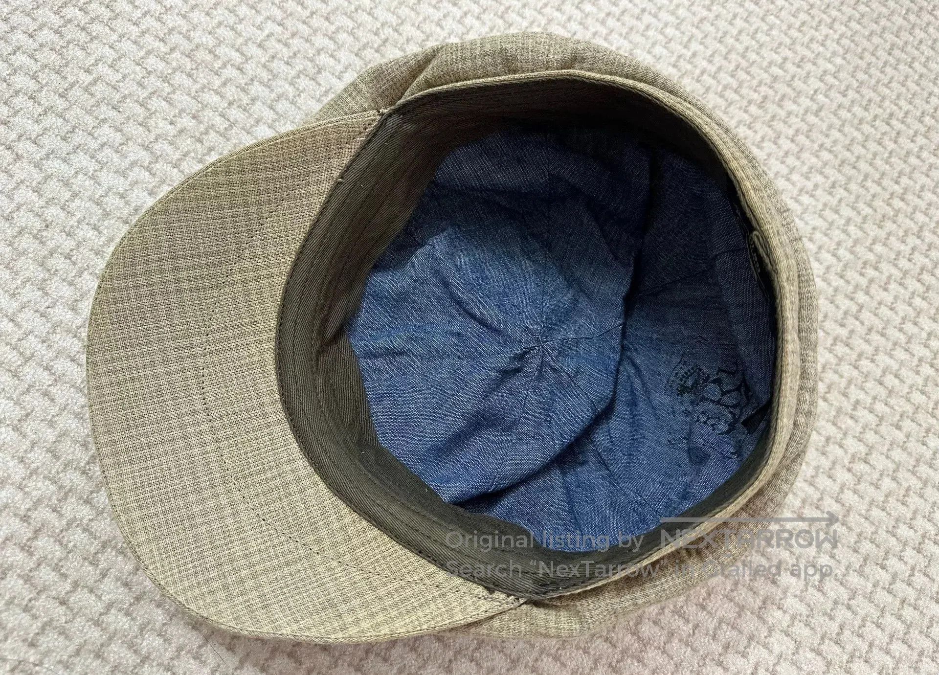 RRL Ralph Lauren RRL 2012 Gray Check Newsboy Cap. Size ONE SIZE - 6 Thumbnail
