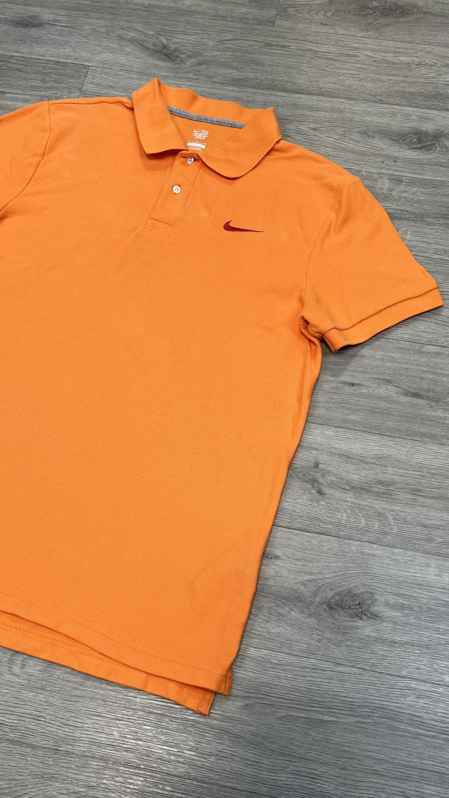 Nike Nike athletic dept Orange Standard Fit Tennis Polo Shirt Size US L / EU 52-54 / 3 - 3 Thumbnail