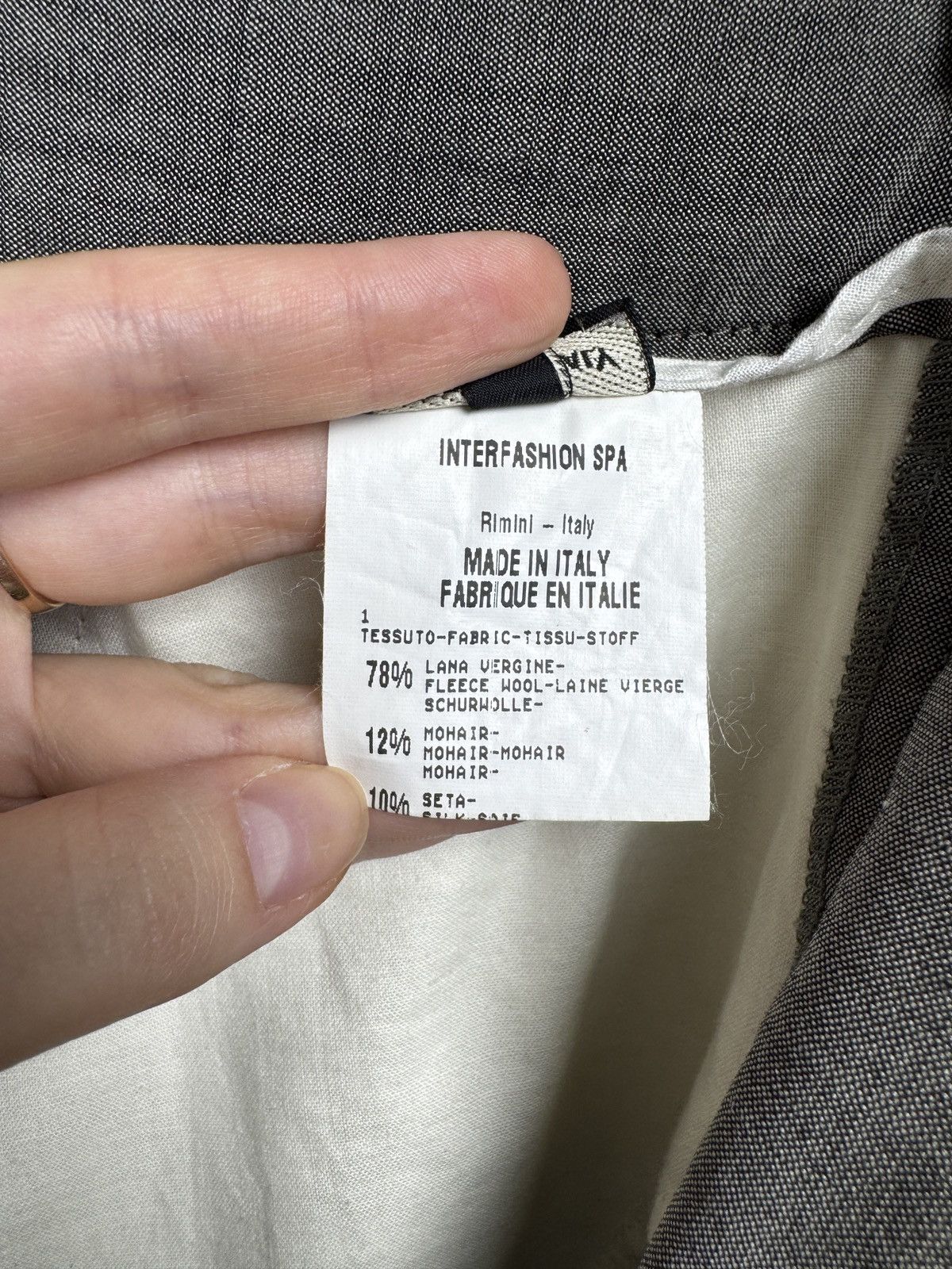 Marithe + Francois Girbaud Marithe Francois Girbaud gray avant garde bondage dress pant Size 29" - 15 Thumbnail