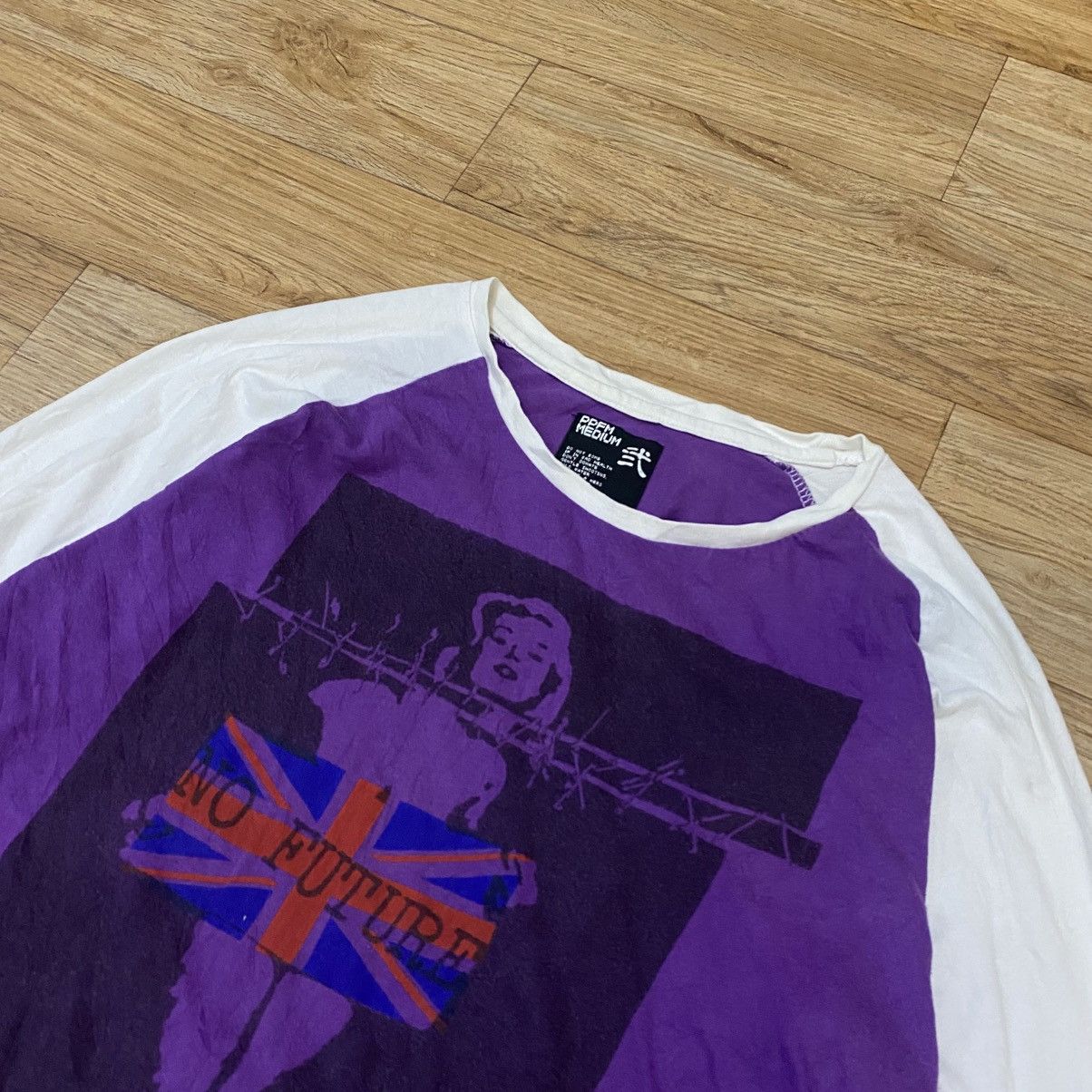 PPFM 2000s PPFM Booze Pills Powders Graphic Raglan Tee Size US M / EU 48-50 / 2 - 3 Thumbnail