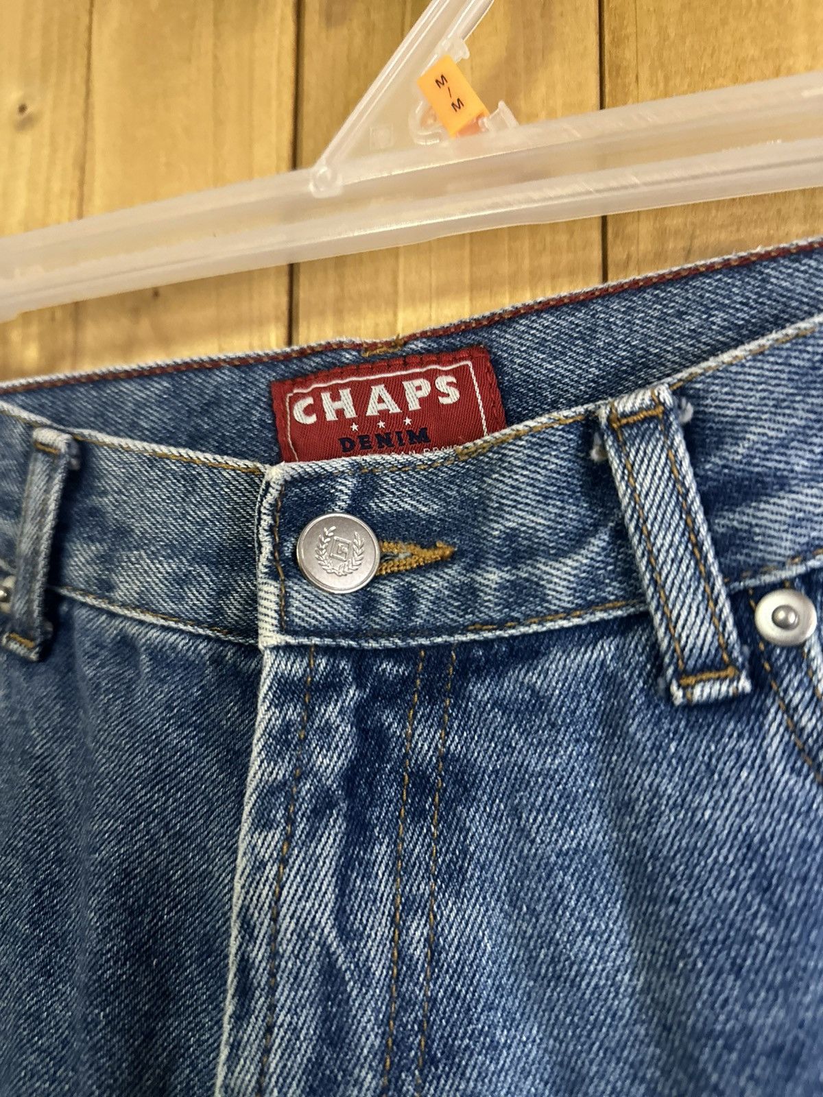 Chaps Vintage 34x30 Chaps Blue Jeans Size US 34 / EU 50 - 4 Thumbnail