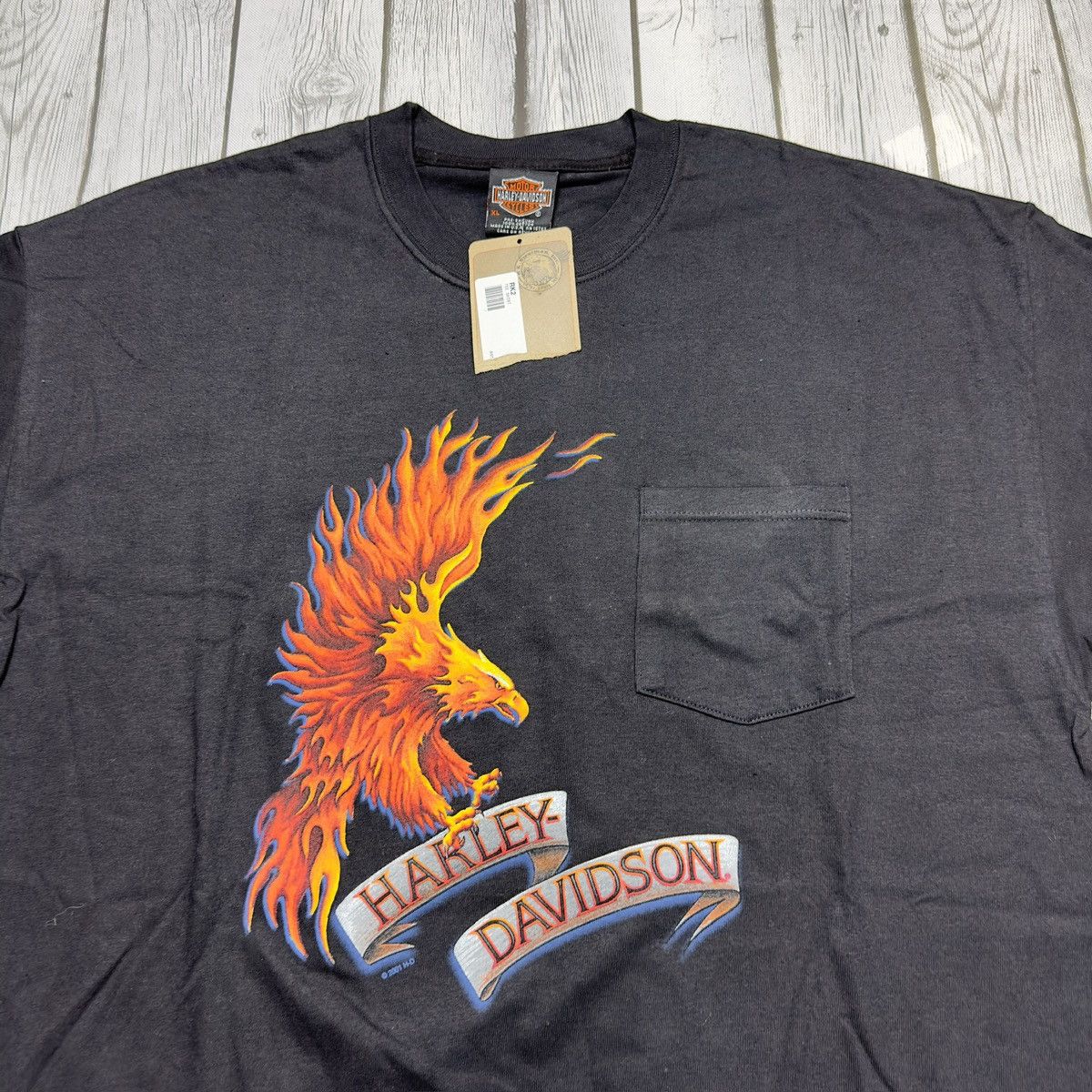 Harley Davidson × Vintage Vintage Harley Davidson tee Size US XL / EU 56 / 4 - 3 Thumbnail