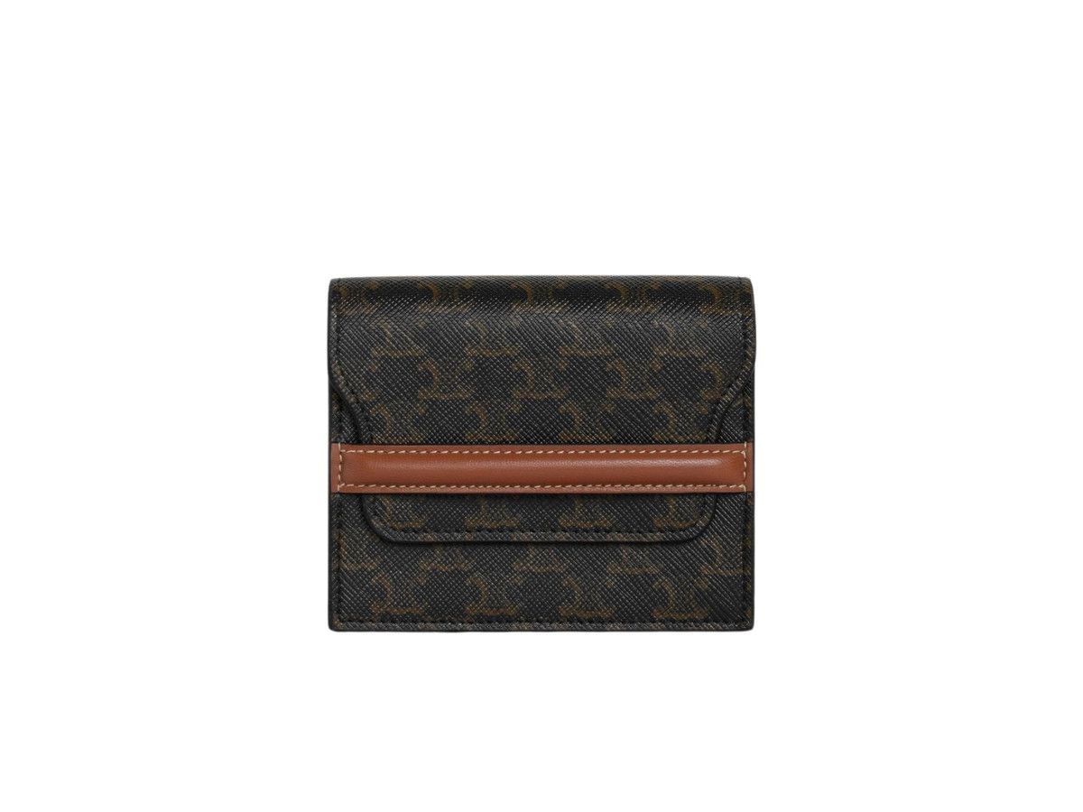 Celine o1w1db10326 10E242BZ9 Size: OS / Card Holder in Brown/Black Size ONE SIZE - 1 Thumbnail