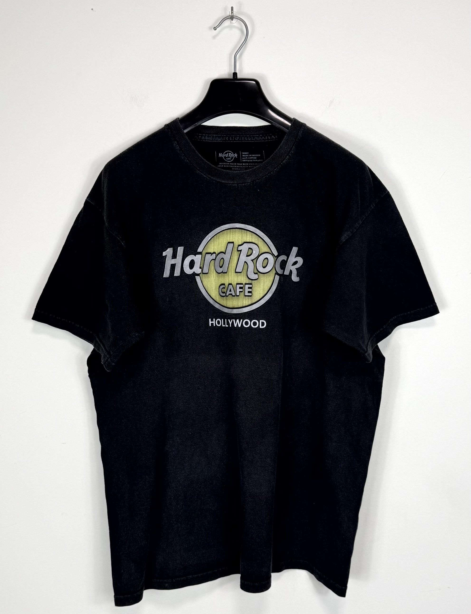 Hard Rock Cafe Hard Rock Cafe Hollywood Logo Black T-Shirt Size L Size US L / EU 52-54 / 3 - 1 Thumbnail