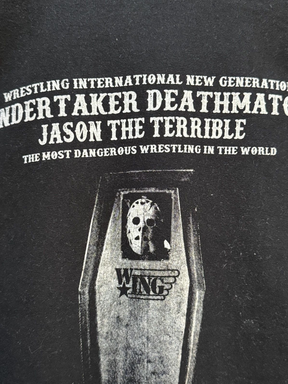 WWF Vintage Undertaker Deathmatch Jason The Terrible By Akoart T Size US M / EU 48-50 / 2 - 6 Thumbnail
