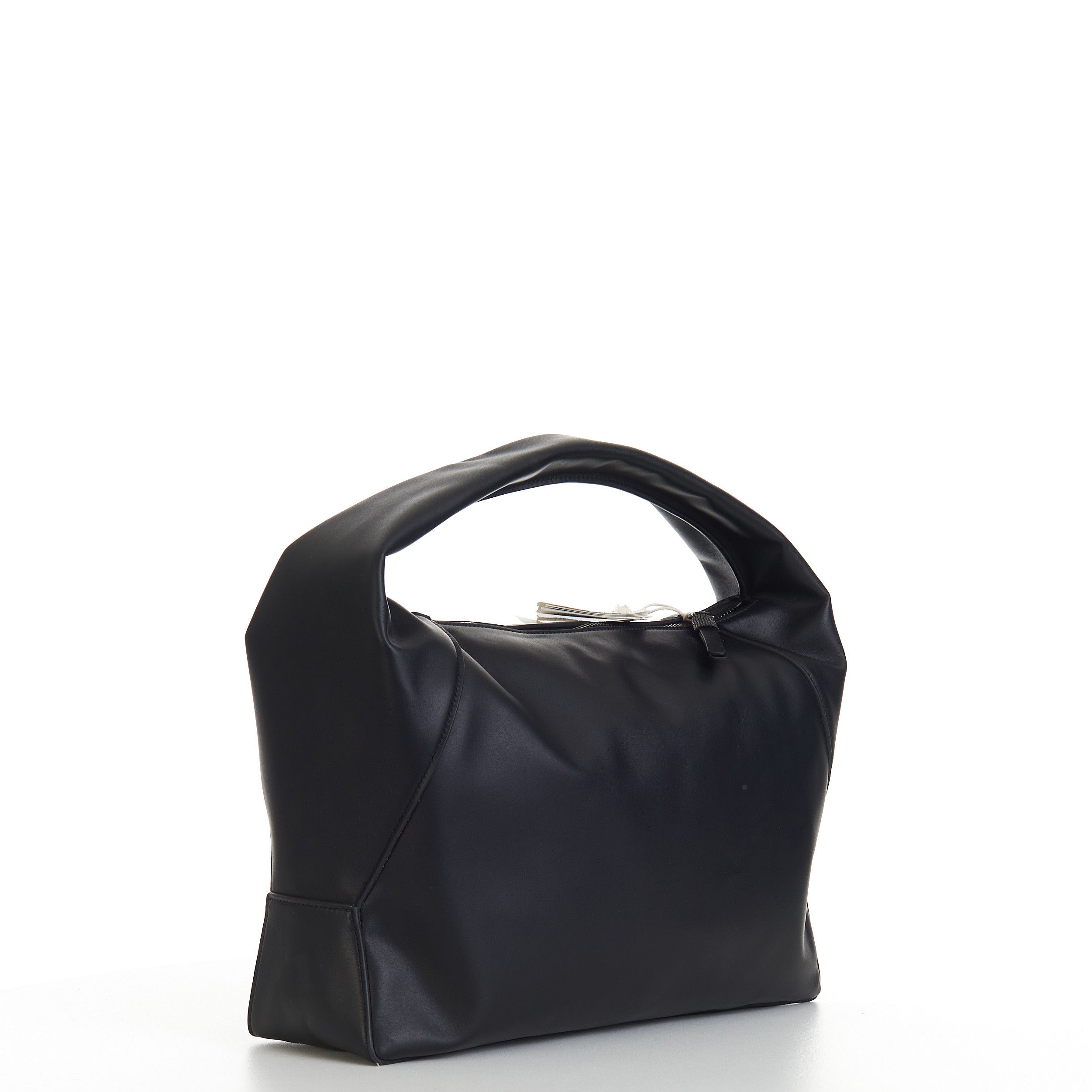 Brunello Cucinelli Hobo Bag In Black Calfskin Leather Size ONE SIZE - 4 Thumbnail