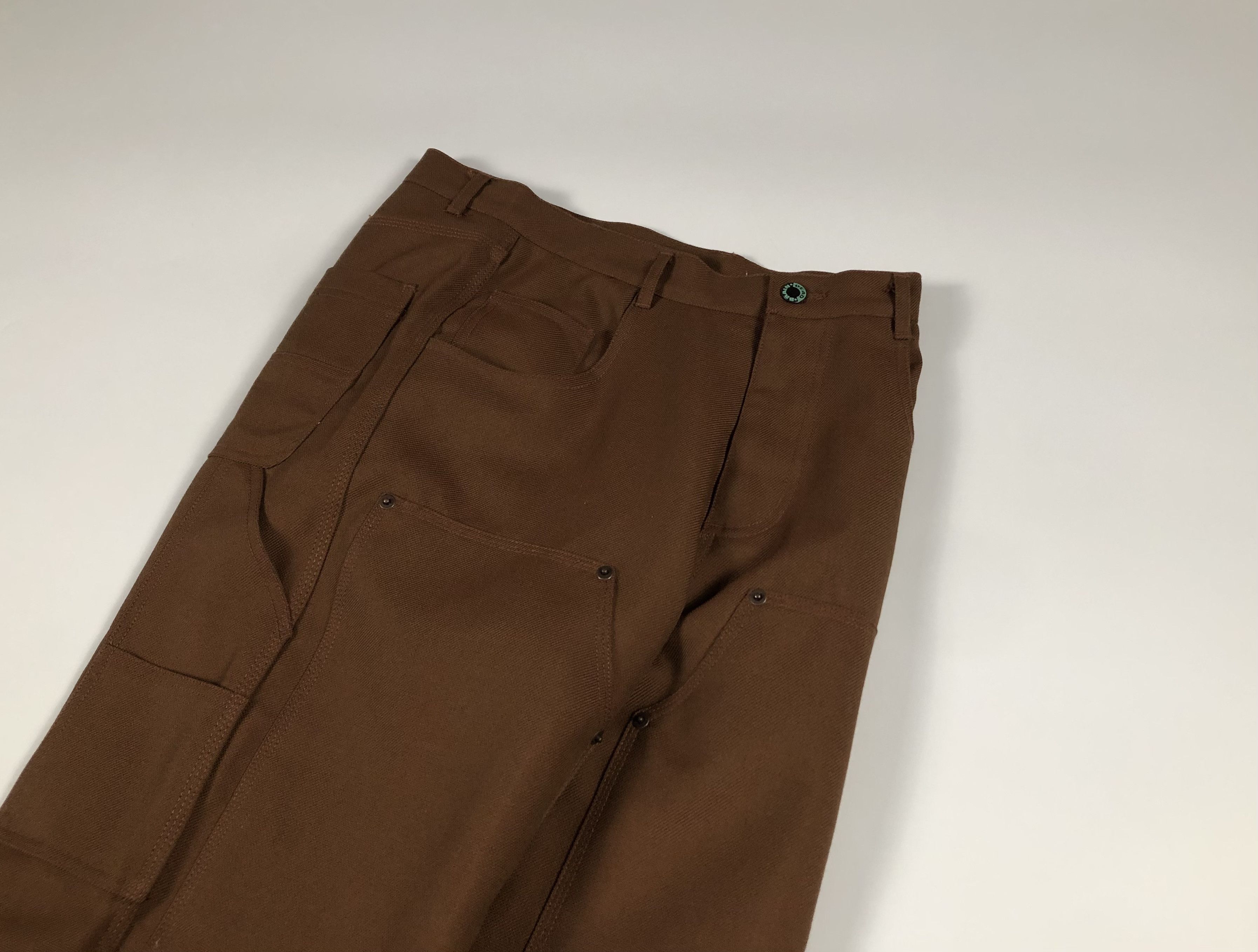 Brain Dead Brain Dead Serge Wool Double Knee Utility Pants Size US 30 / EU 46 - 2 Thumbnail