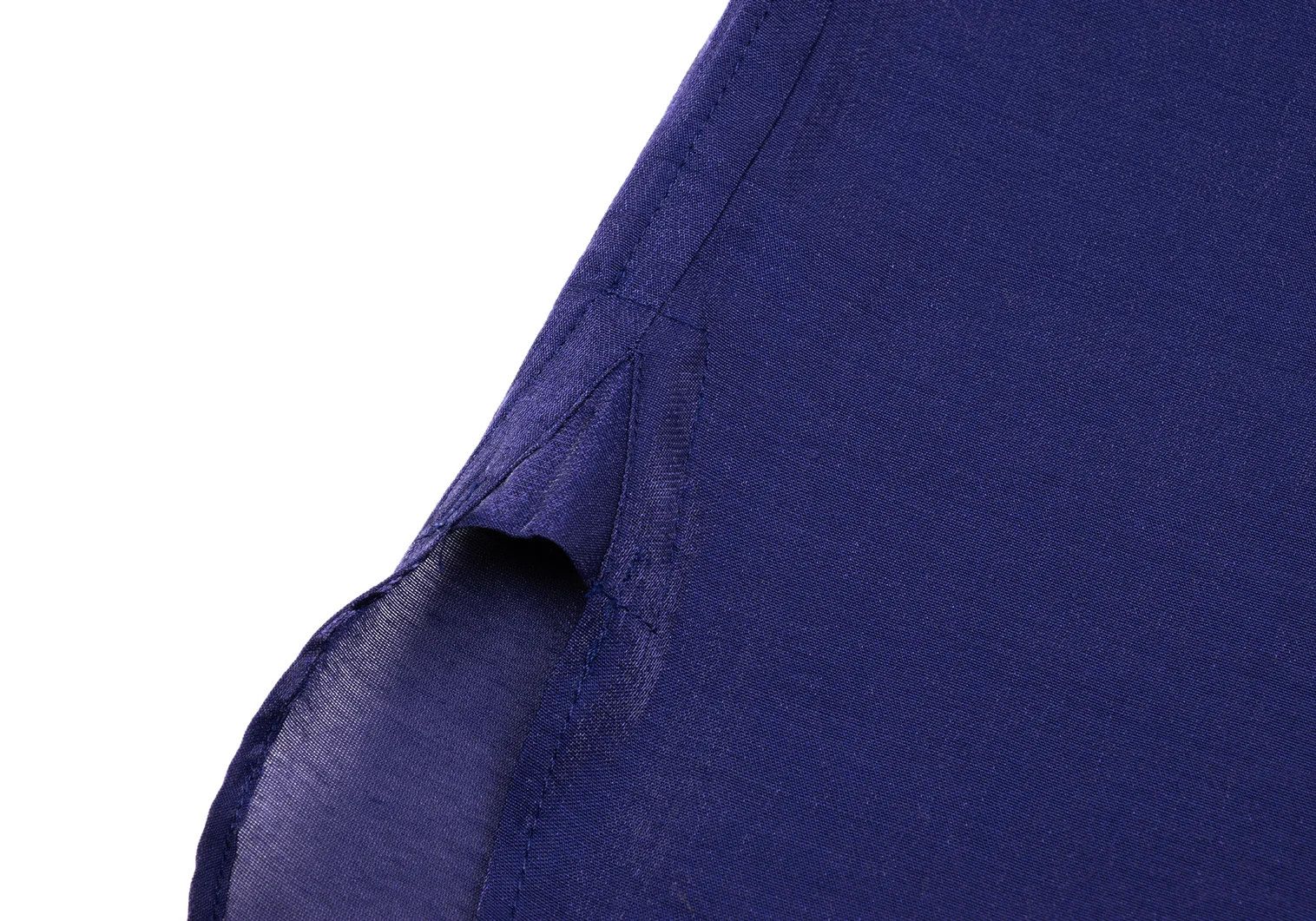Issey Miyake Shiny Rayon-Nylon Long Sleeve Shirt in Blue, Size L Size US L / EU 52-54 / 3 - 12 Thumbnail