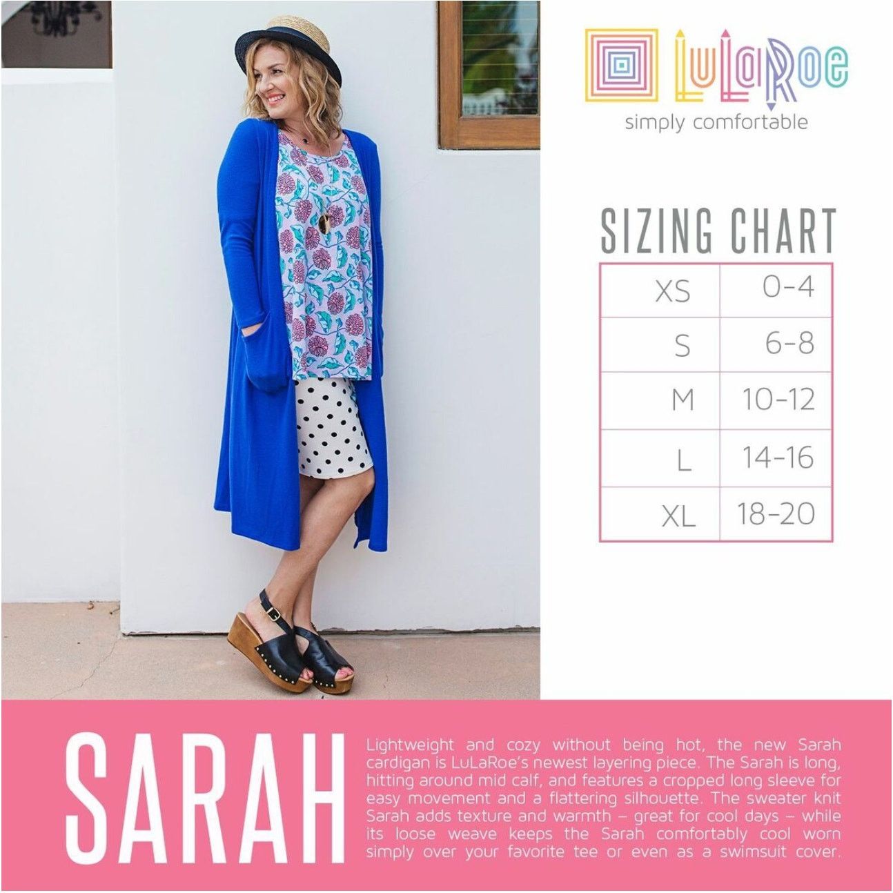 Other NWT Lularoe Teal Sarah Cardigan Duster Sweater Size Medium Size M / US 6-8 / IT 42-44 - 6 Thumbnail
