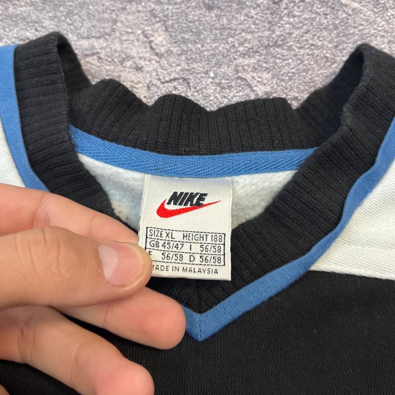 Nike Vintage 80s Nike Big logo Spellout Crewneck Sweatshirt Size US XL / EU 56 / 4 - 7 Thumbnail