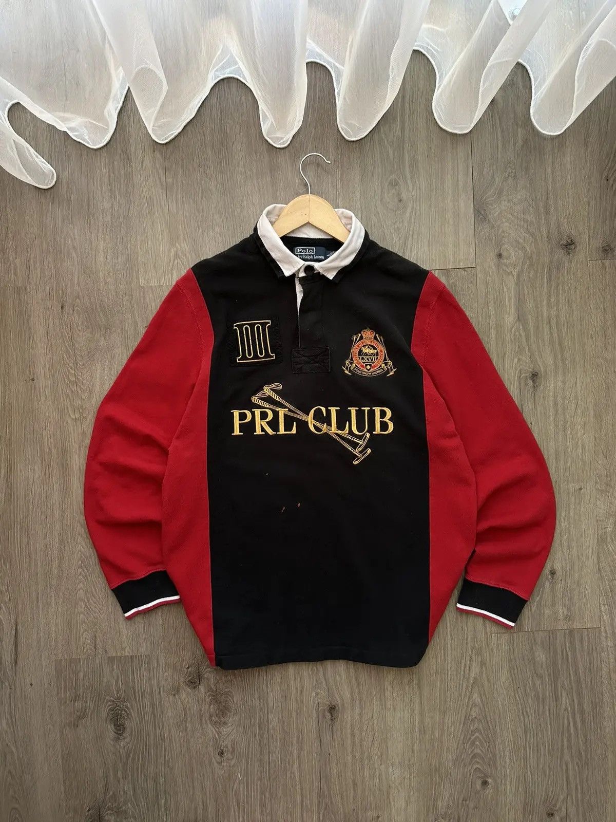 Polo Ralph Lauren × Vintage Vintage Polo Ralph Lauren Rugby PRL CLUB Sweatshirt Size US L / EU 52-54 / 3 - 8 Thumbnail