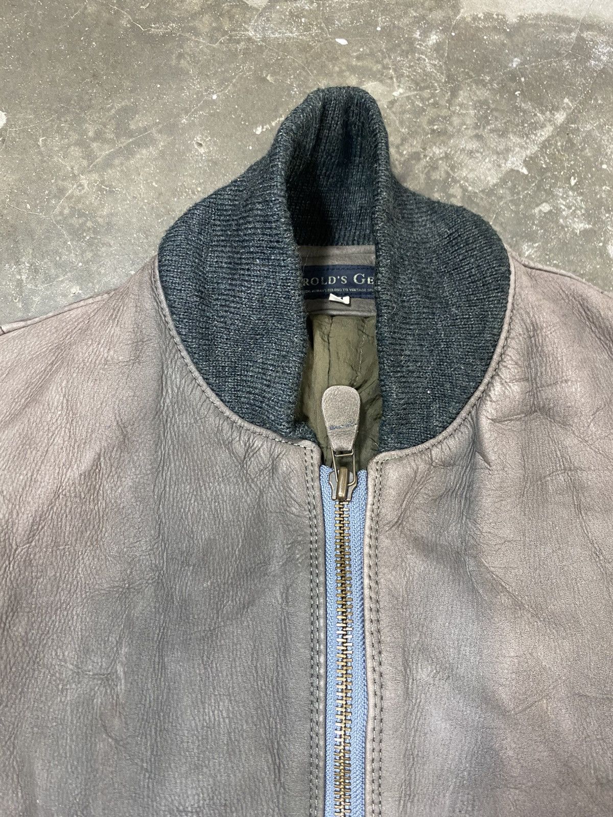 Genuine Leather Vintage Harolds Gear Leather Jacket Size US M / EU 48-50 / 2 - 10 Thumbnail