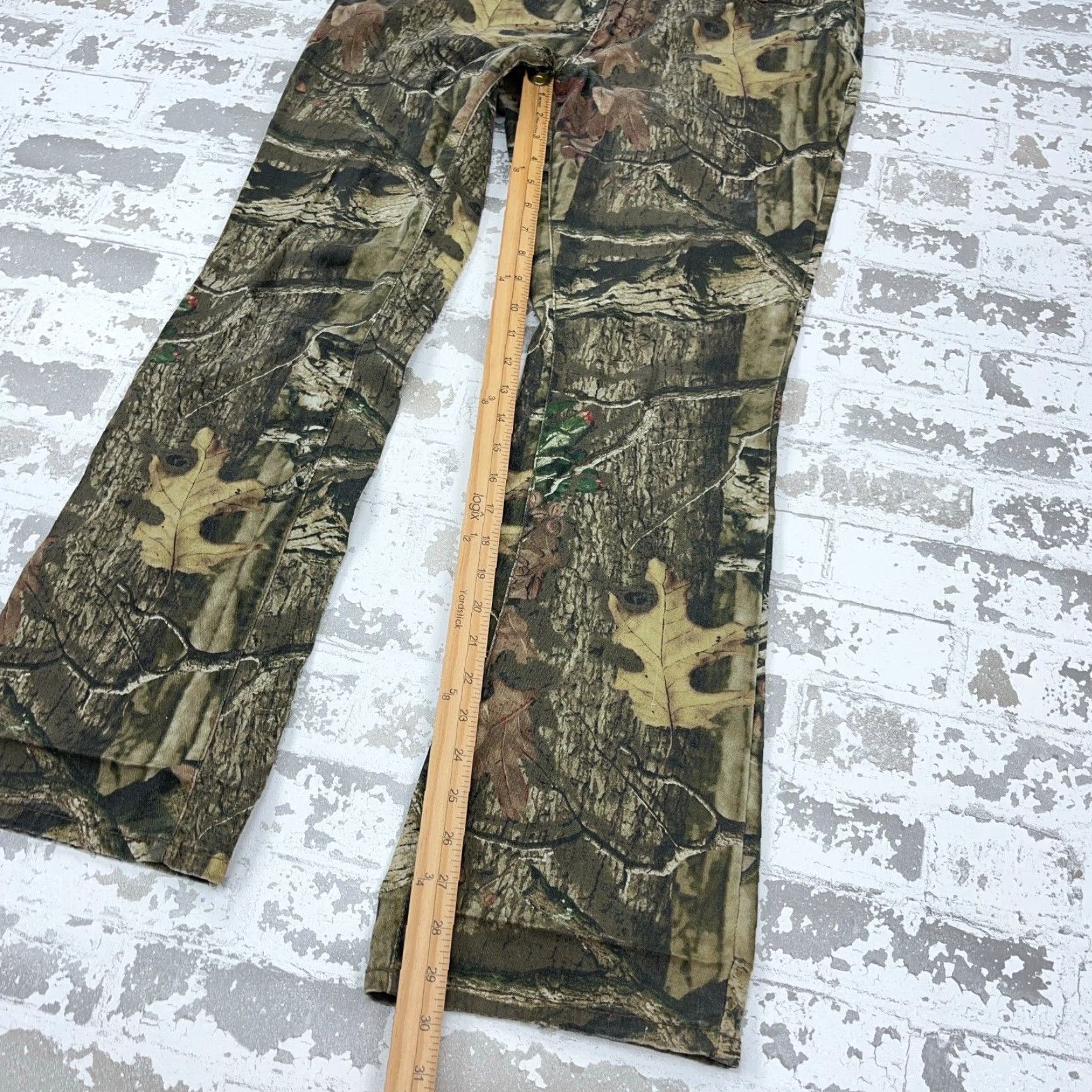 Realtree VINTAGE Realtree Pants Women 10 Camouflage Camo Denim Cargo Bootcut 33x30 Brown Regular Adults Womens Size 32" / US 10 / IT 46 - 7 Thumbnail