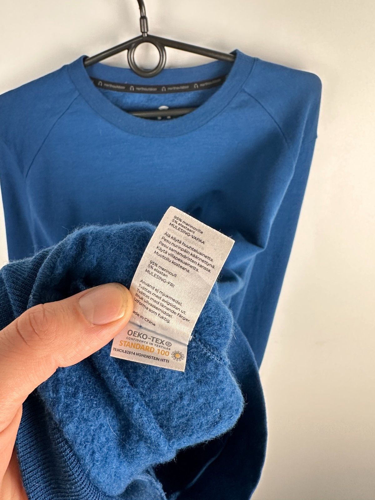 Other North Outdoor Wool Thermal Pullower Sweatshirt Blue Size M Size US M / EU 48-50 / 2 - 8 Thumbnail
