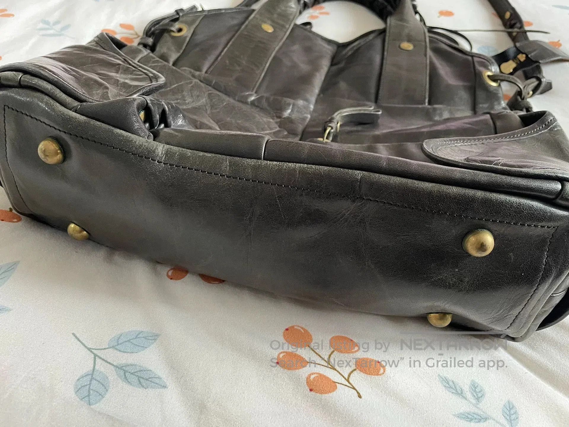 Berluti corneliani leather handbag crossbody bag. Size ONE SIZE - 4 Thumbnail