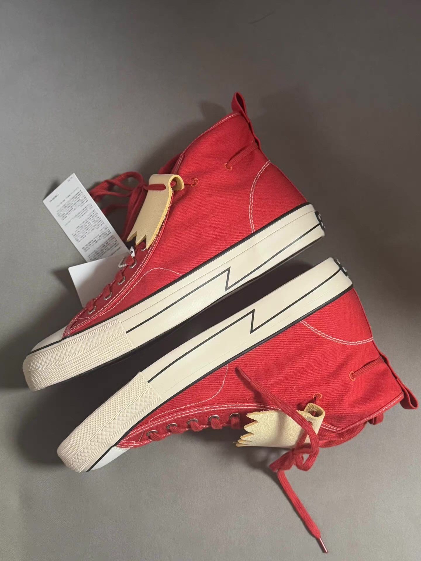 Visvim Visvim 18SS Skagway Hi Kiltie White & Red Ｑ20 Size US 10 / EU 43 - 3 Thumbnail