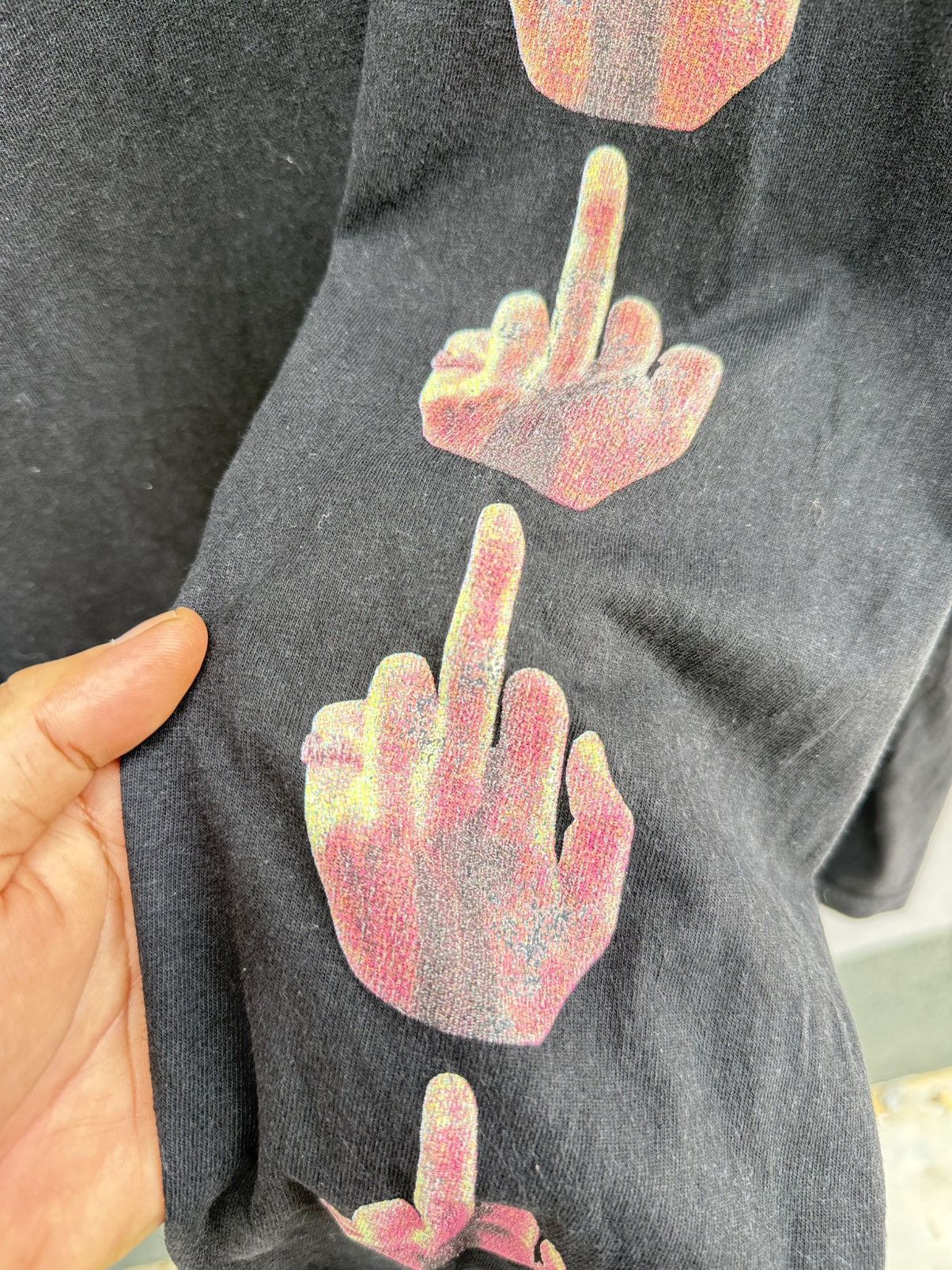 Band Tees Rare Y2K Projects We Dont Care What You Say Babylan Fuck You Size US XL / EU 56 / 4 - 6 Thumbnail