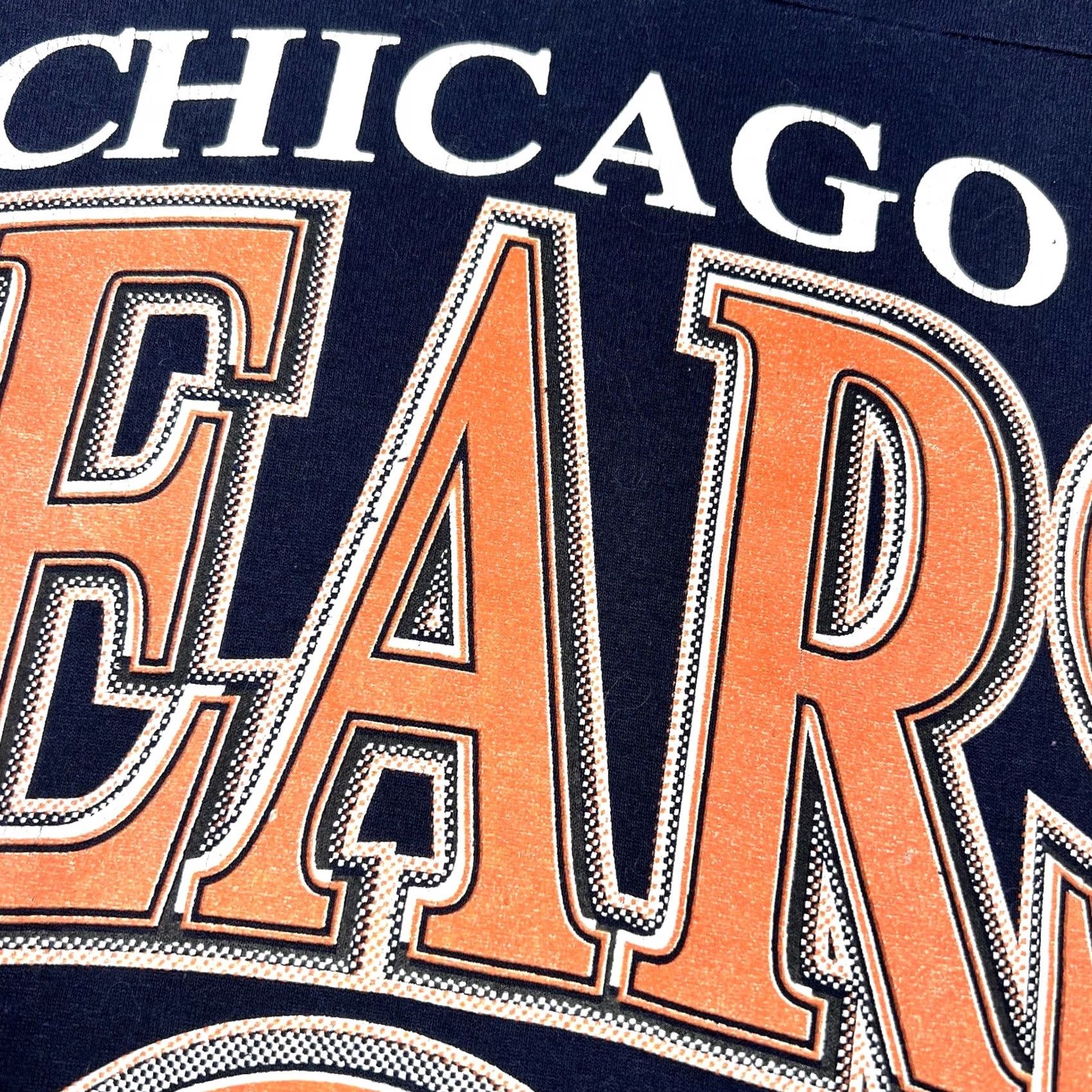 Logo 7 VINTAGE Chicago Bears 1995 Logo 7 Single Stitch Shirt M Blue 50/50 Cotton Polyester Graphic Print Mens Womens Regular T-Shirt 90s Vintage Size US M / EU 48-50 / 2 - 7 Thumbnail