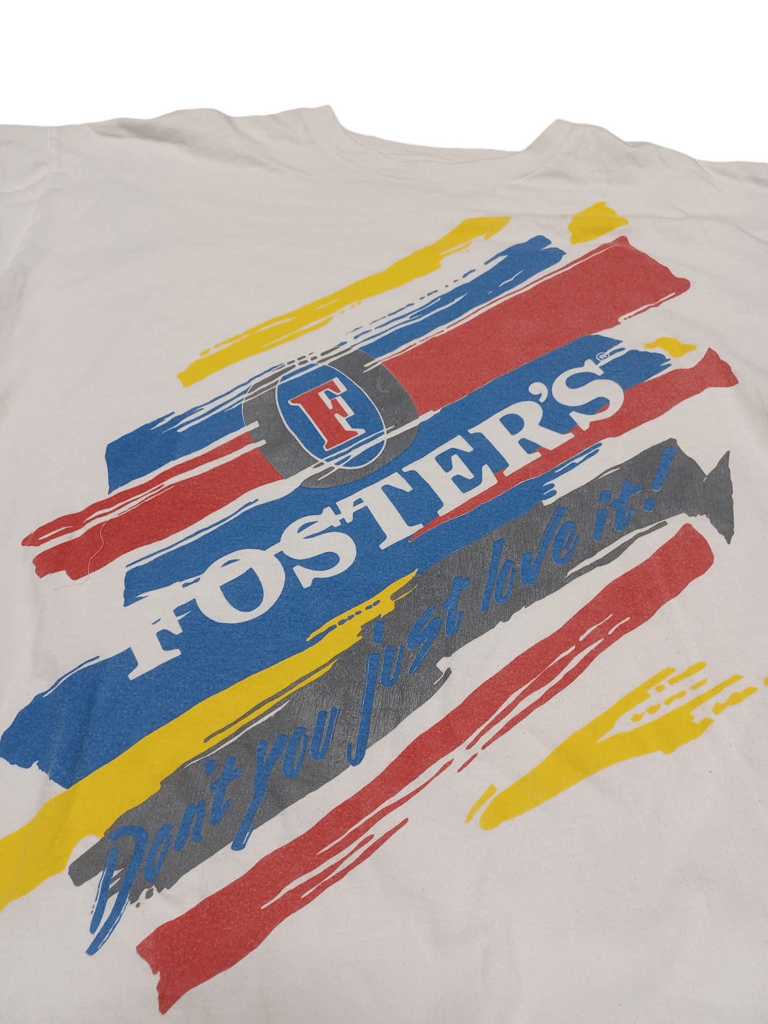 Other VINTAGE 90S BIGLOGO FOSTER`S BEER SINGLE STITCH TEE Size US XL / EU 56 / 4 - 2 Thumbnail