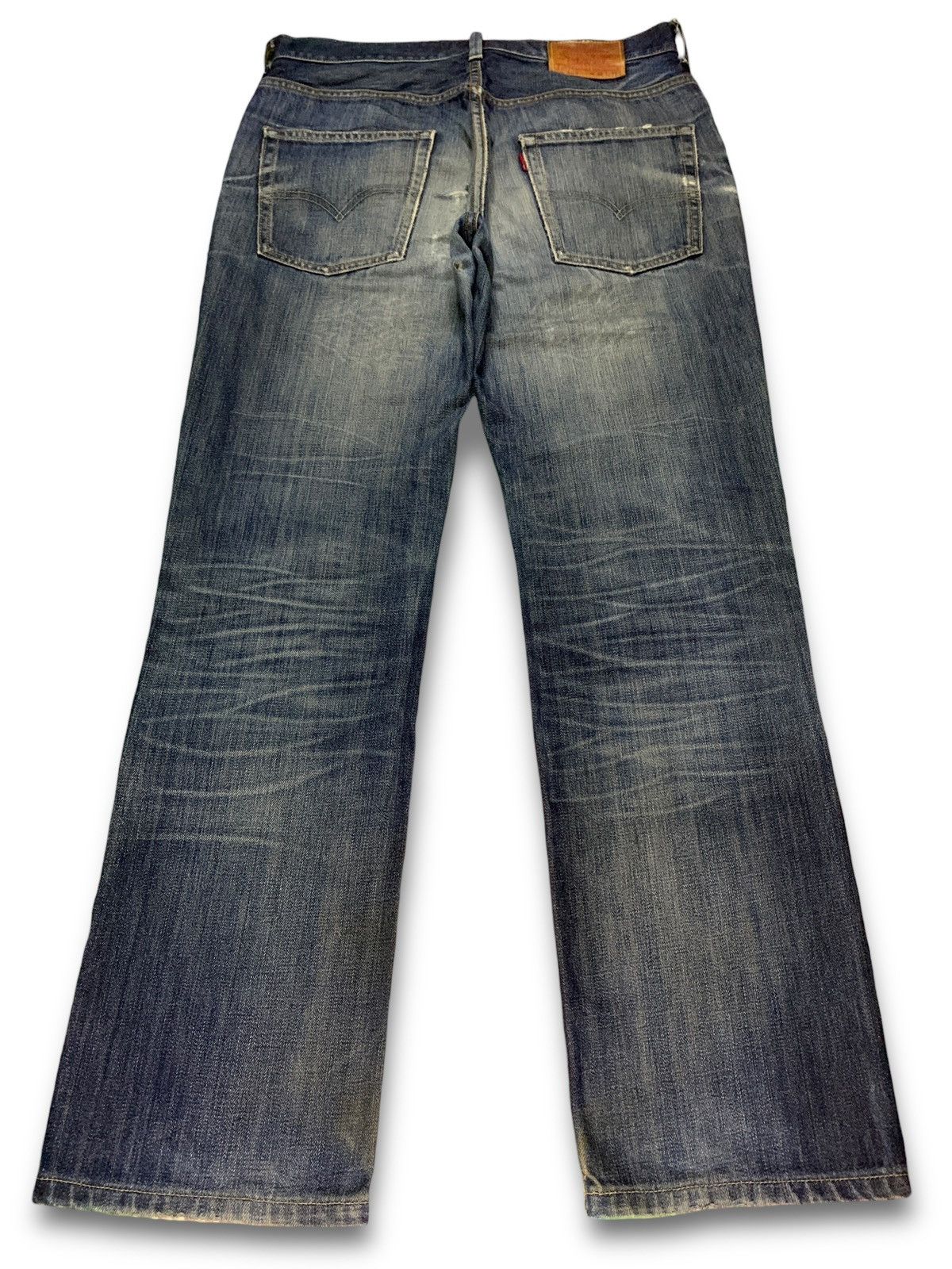 Levi's × Levi's Vintage Clothing Vintage 90s Levis 505 Blue Wash Loose Distressed Jeans 32x31 Size US 32 / EU 48 - 2 Thumbnail