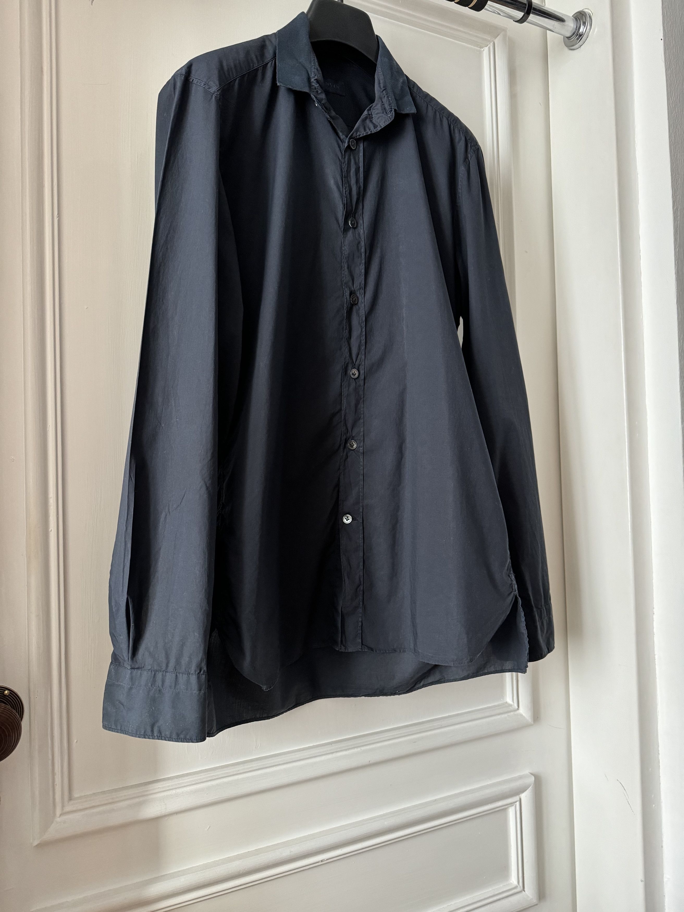 Lanvin Lanvin Shirt SIZE 38/15 Navy Size US S / EU 44-46 / 1 - 9 Thumbnail