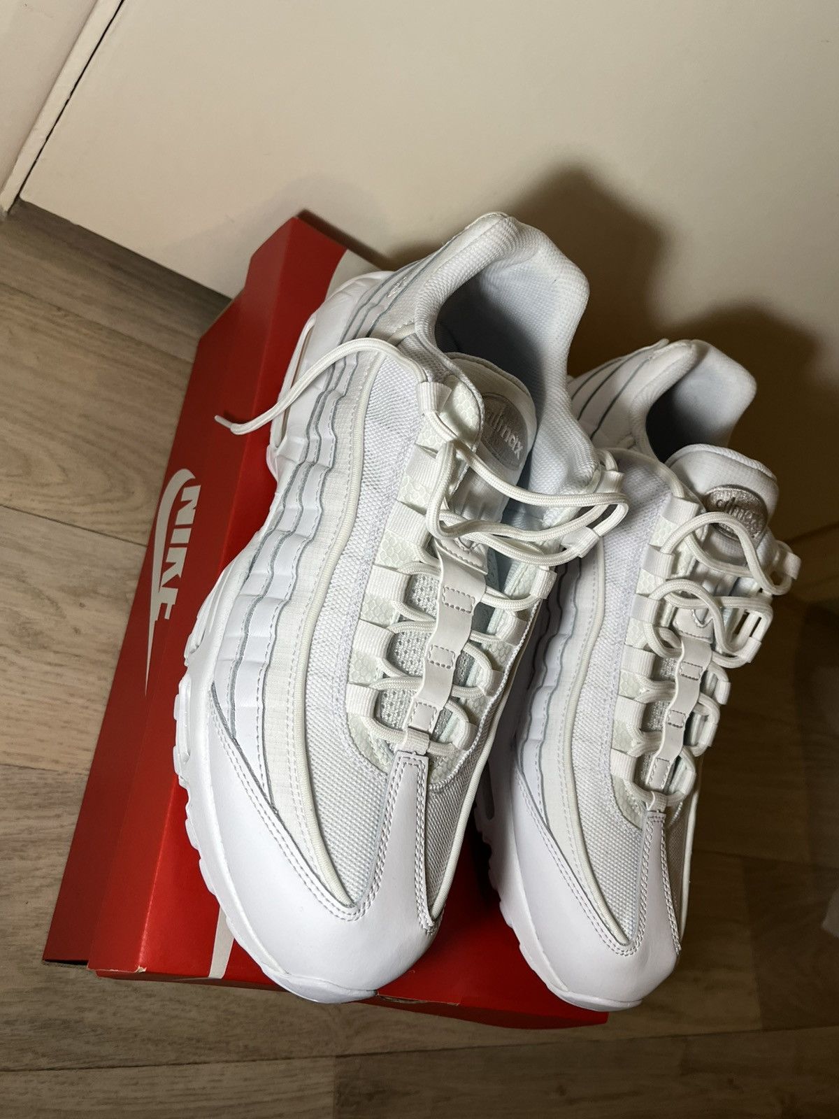 Nike Nike air max 95s white uk 11.5 Size US 14 / EU 47 - 7 Thumbnail