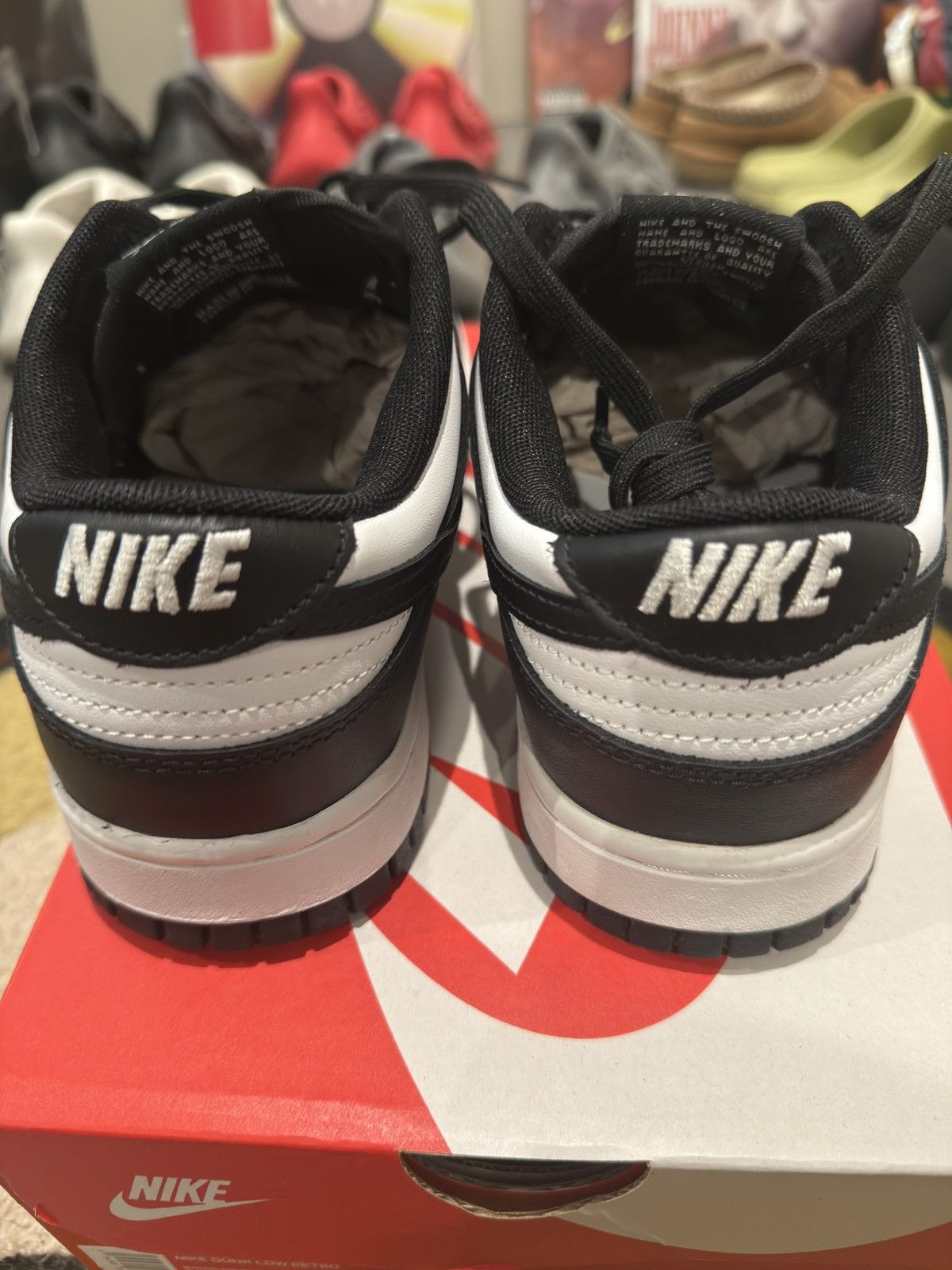Nike Nike Dunk Low Retro Panda Size US 8.5 / EU 41-42 - 4 Thumbnail