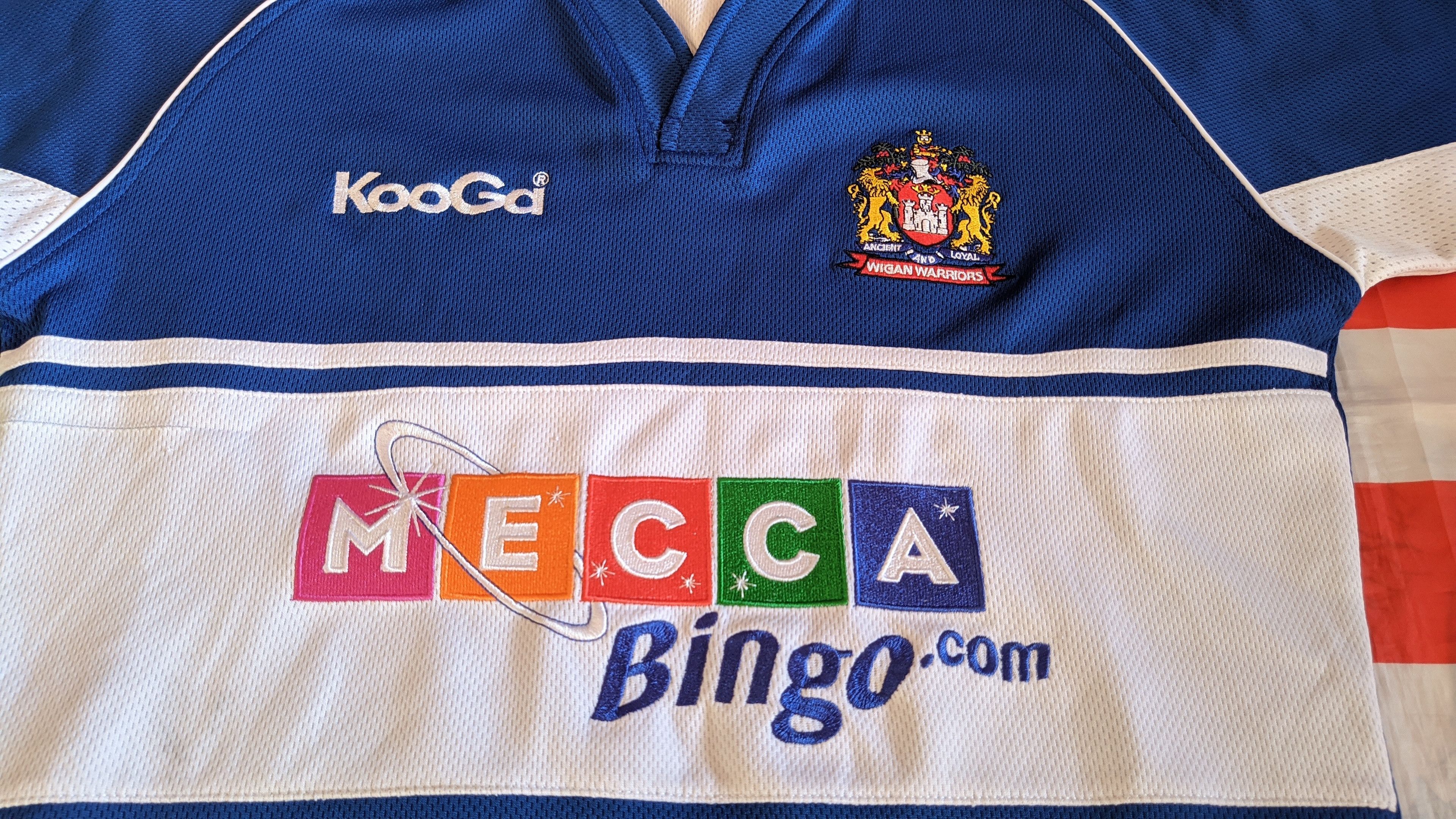 Vintage Wigan Warriors 2009 Rugby Jersey, Size S, Authentic Size US S / EU 44-46 / 1 - 3 Thumbnail