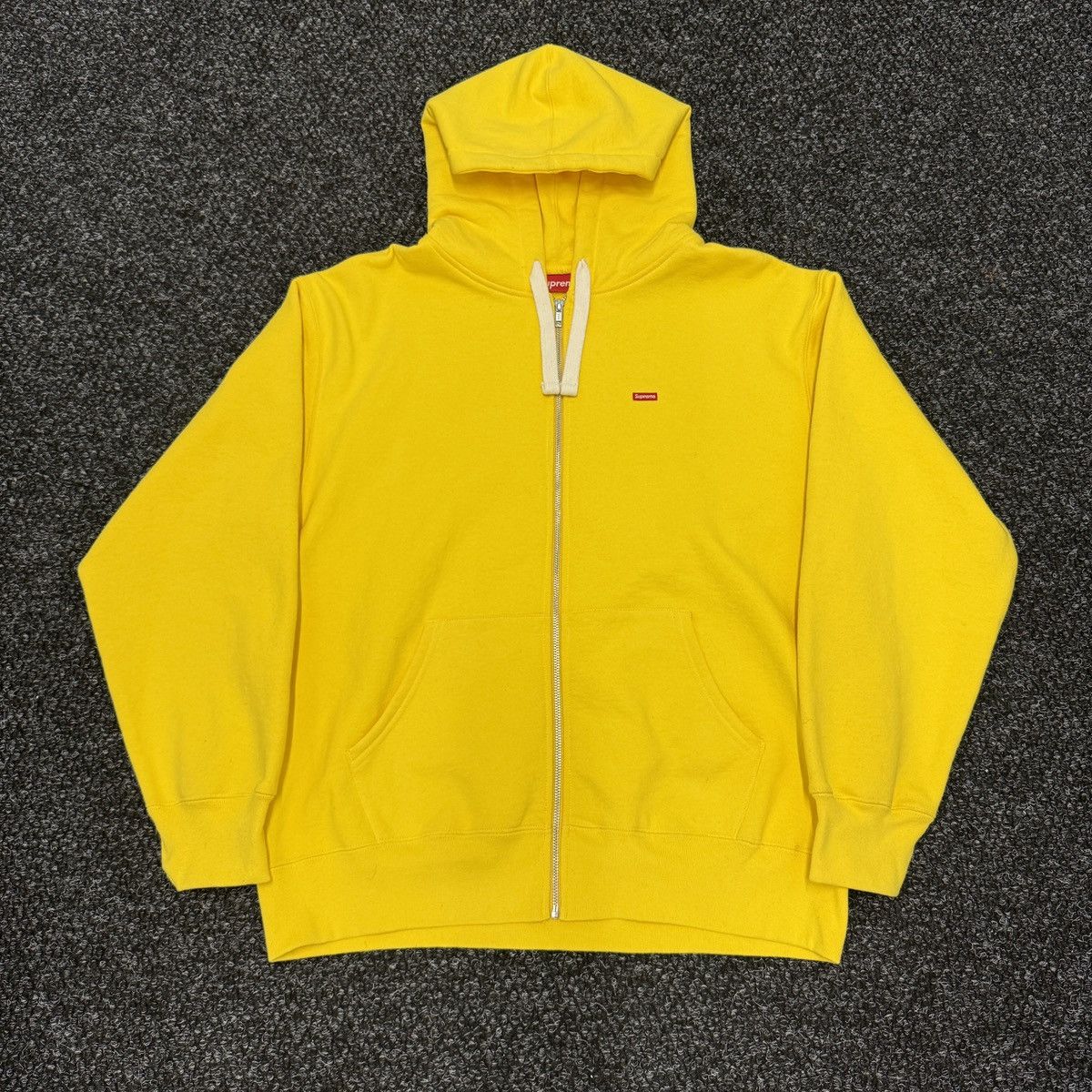 Supreme Supreme Small Box Logo Drawcord Zip Up Hoodie Size US L / EU 52-54 / 3 - 1 Thumbnail