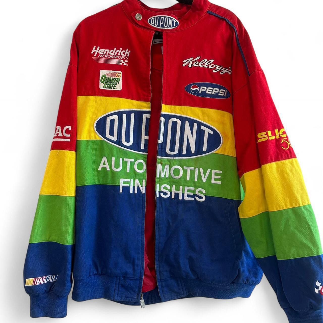 NASCAR Vintage 90’s NASCAR Jeff Gordon Racing Jacket Size US XL / EU 56 / 4 - 1 Thumbnail