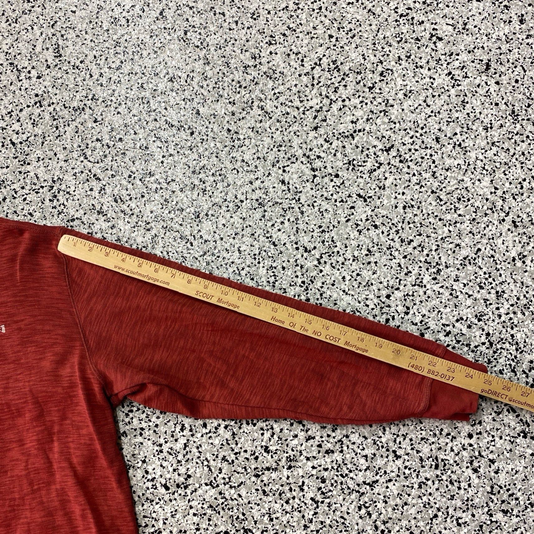 Orvis Orvis Men's Large Heritage Quarter-Zip Sweatshirt Rust Red Trout Logo Size US L / EU 52-54 / 3 - 3 Thumbnail