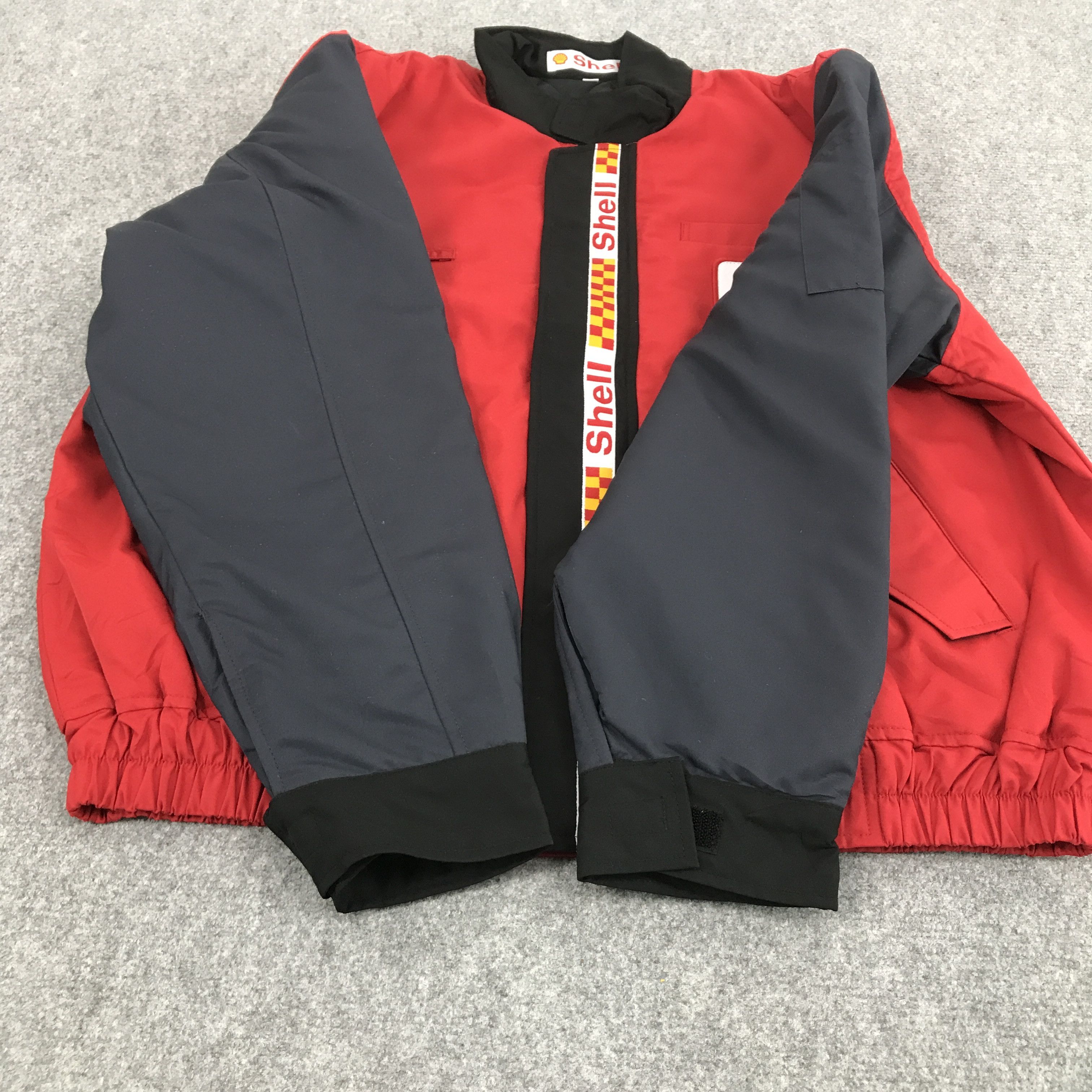 Japanese Brand VTG SHELL OIL BRAND RACING JACKET Size US L / EU 52-54 / 3 - 9 Thumbnail
