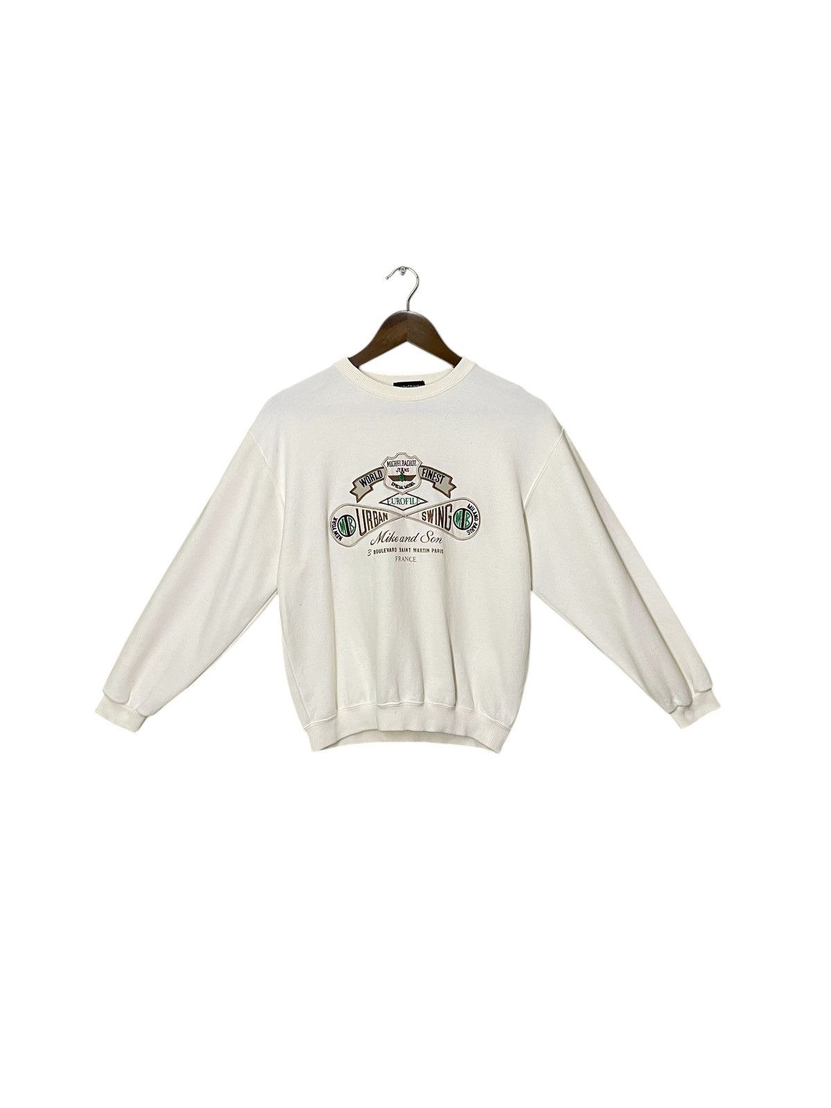 Other VINTAGE MICHELL BACHOZ embroidered big logo sweatshirt Size M / US 6-8 / IT 42-44 - 1 Thumbnail