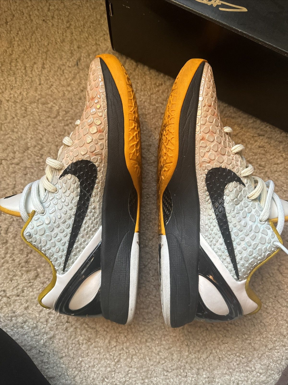Nike Nike Kobe 6 Del Sol Custom Demar Derozan PE Flip Size US 8.5 / EU 41-42 - 4 Thumbnail