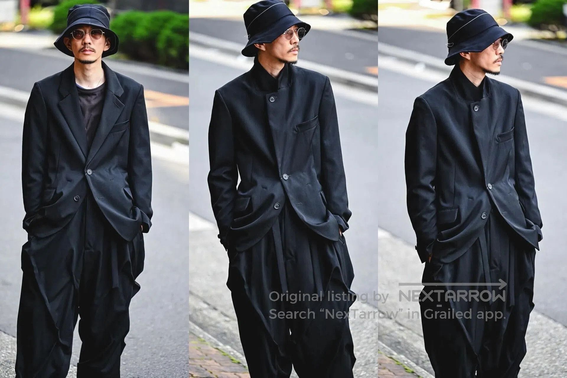 Yohji Yamamoto Yohji Yamamoto 19AW Mafia Belted Jacket. Size US L / EU 52-54 / 3 - 3 Thumbnail