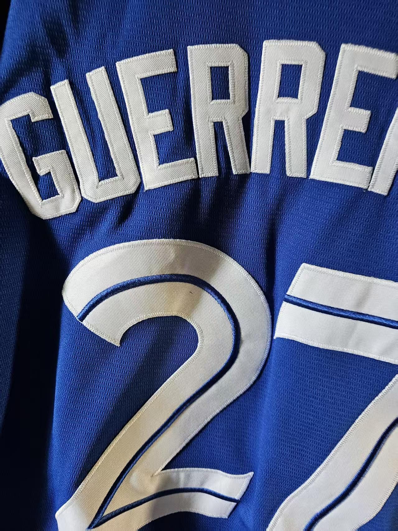 MLB Toronto Blue Jays #27 Vladimir Guerrero Jr Jersey Blue Size US XL / EU 56 / 4 - 2 Thumbnail