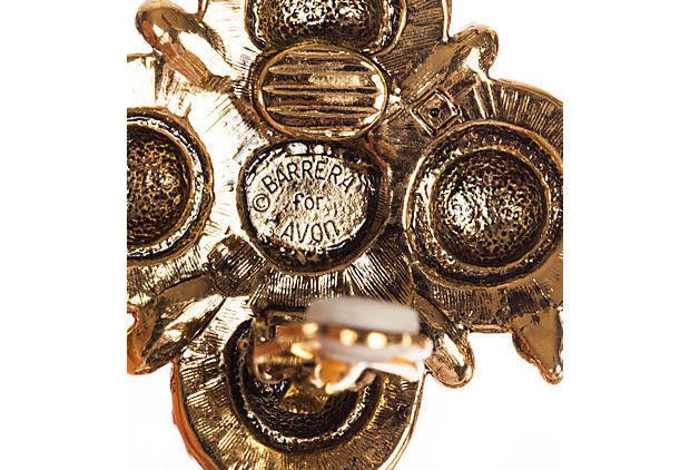 Designer Barrera for Avon 18 kt gold plated Tribal Earrings Size ONE SIZE - 6 Thumbnail
