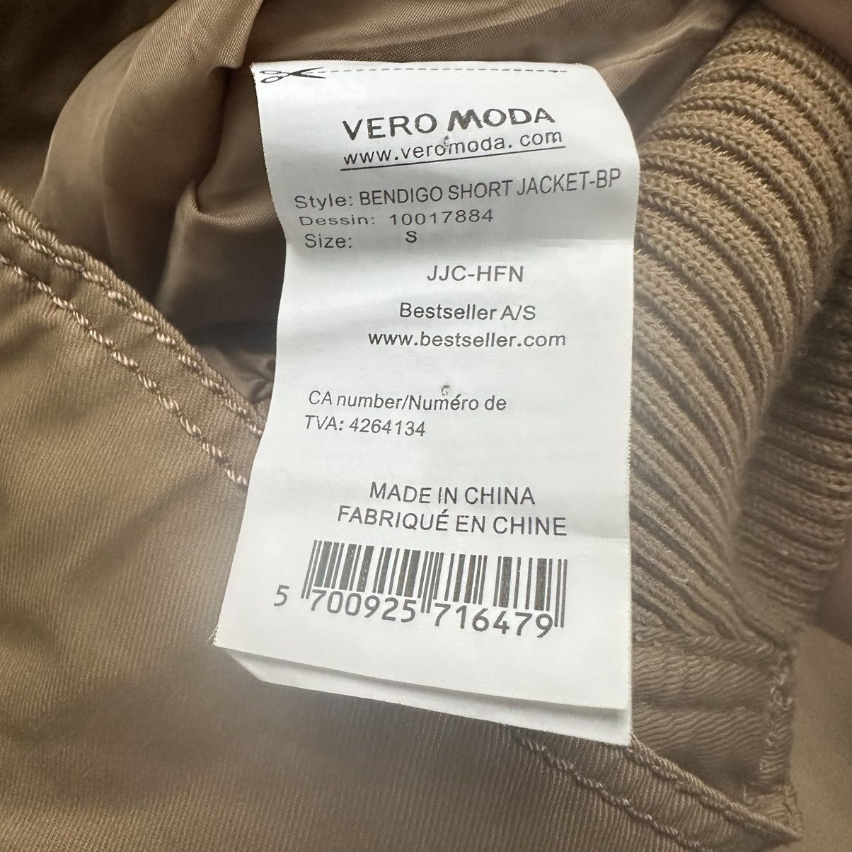 Hysteric Glamour Vintage Vera moda Japanese Crop Brown Cotton Jacket Size S / US 4 / IT 40 - 5 Thumbnail