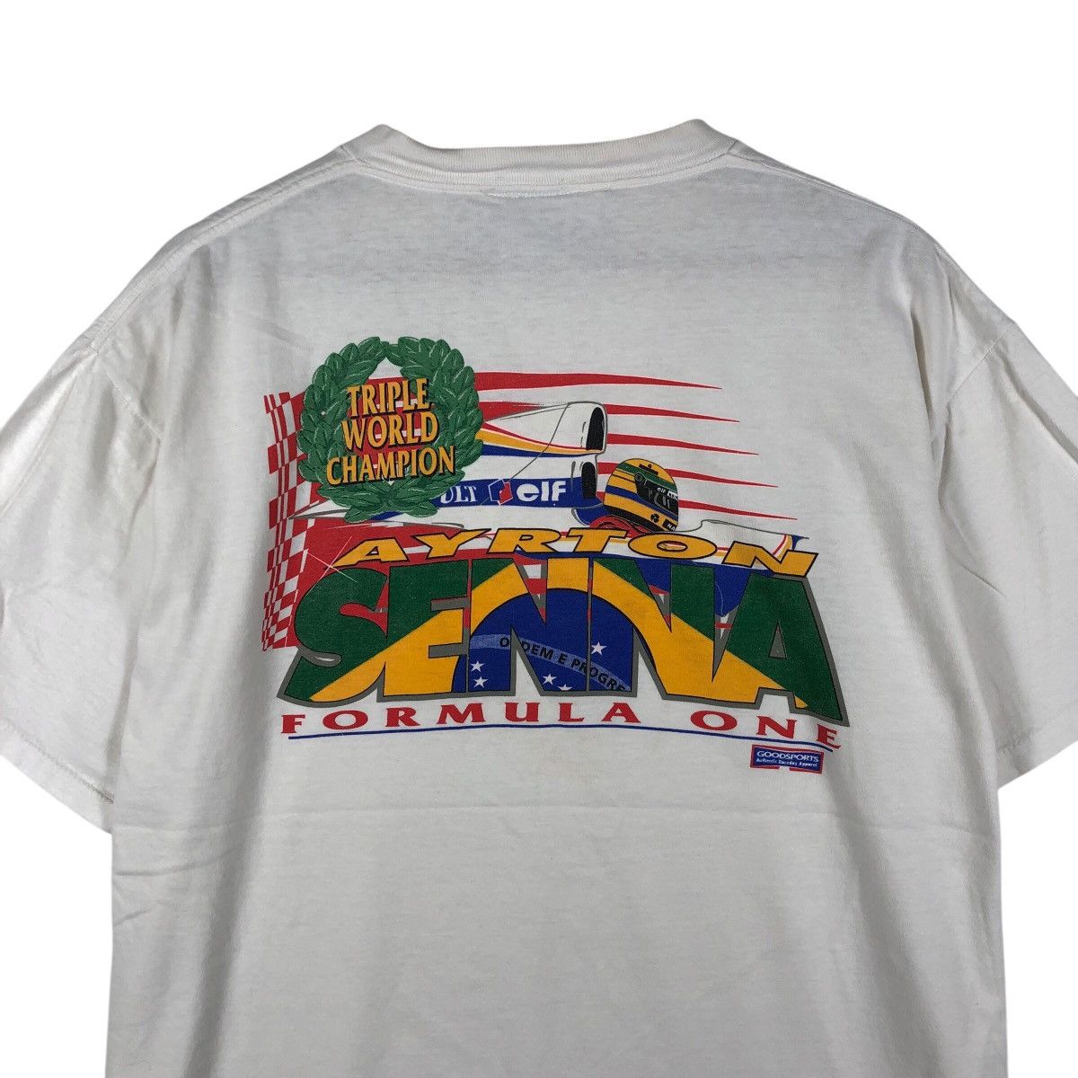 Champion Triple World Champion SENNA Formula One T-Shirt Size US XL / EU 56 / 4 - 5 Thumbnail