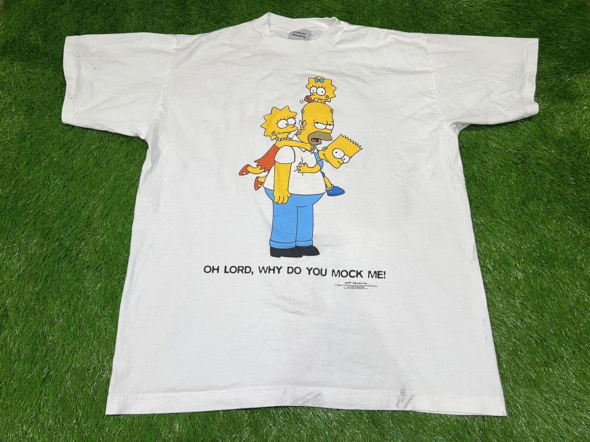 Vintage 1997 Homer Simpson T-Shirt Original Stanley DeSantis