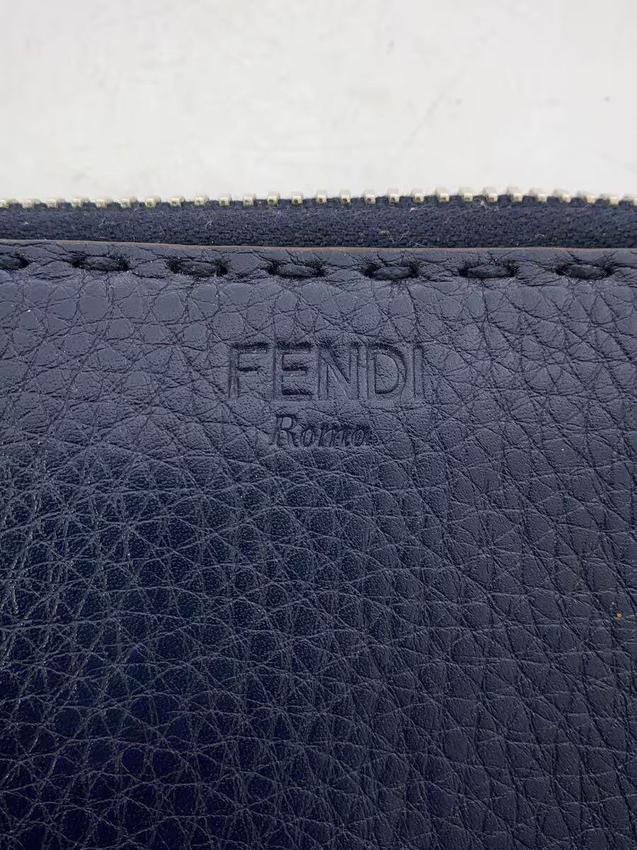 Fendi Fendi Leather Long Wallet Navy Size ONE SIZE - 3 Thumbnail