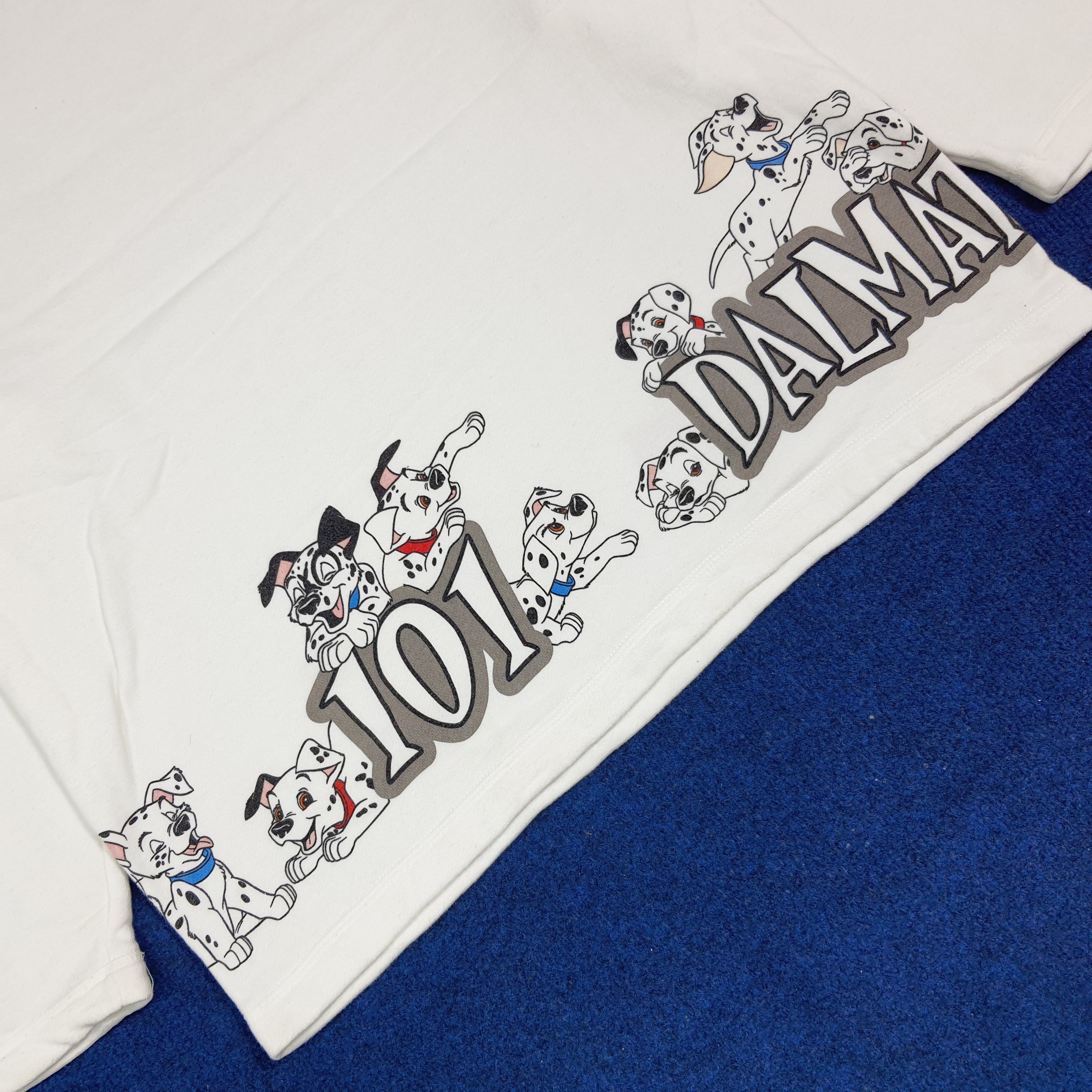Disney Vintage 90s Tokyo Disney 101 Dalmatians Sweatshirt C283N26 Size US M / EU 48-50 / 2 - 6 Thumbnail