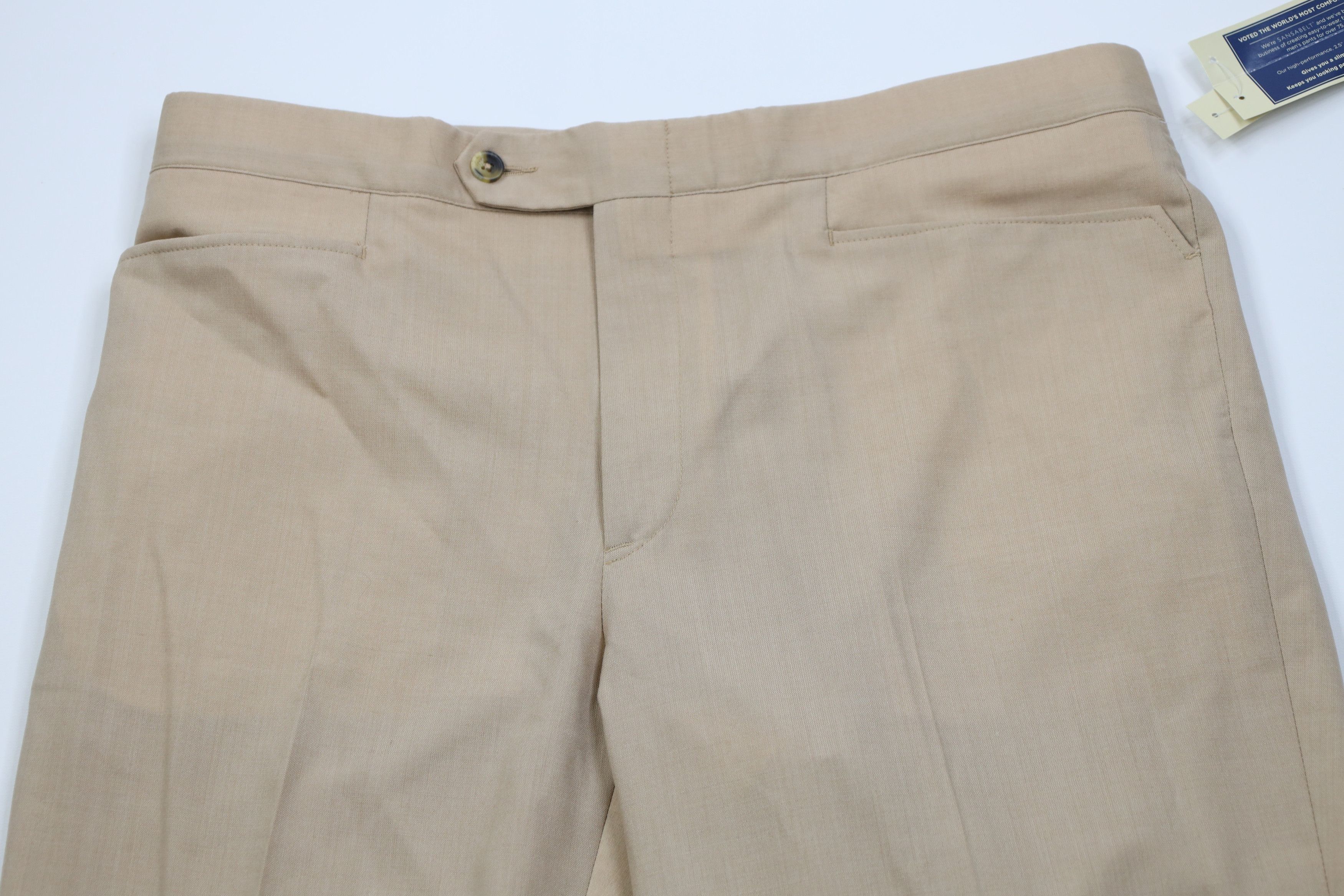 Vintage Deadstock Vintage Y2K Streetwear Wool Blend Knit Chino Pants Size US 36 / EU 52 - 2 Thumbnail