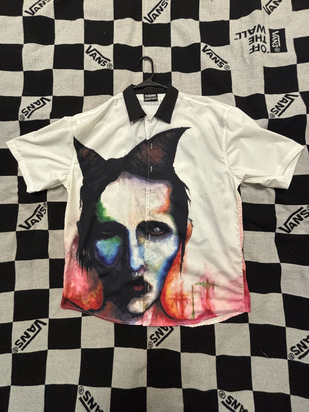 Marilyn Manson × Pleasures Pleasures X Marilyn Manson button up Size US L / EU 52-54 / 3 - 2 Thumbnail