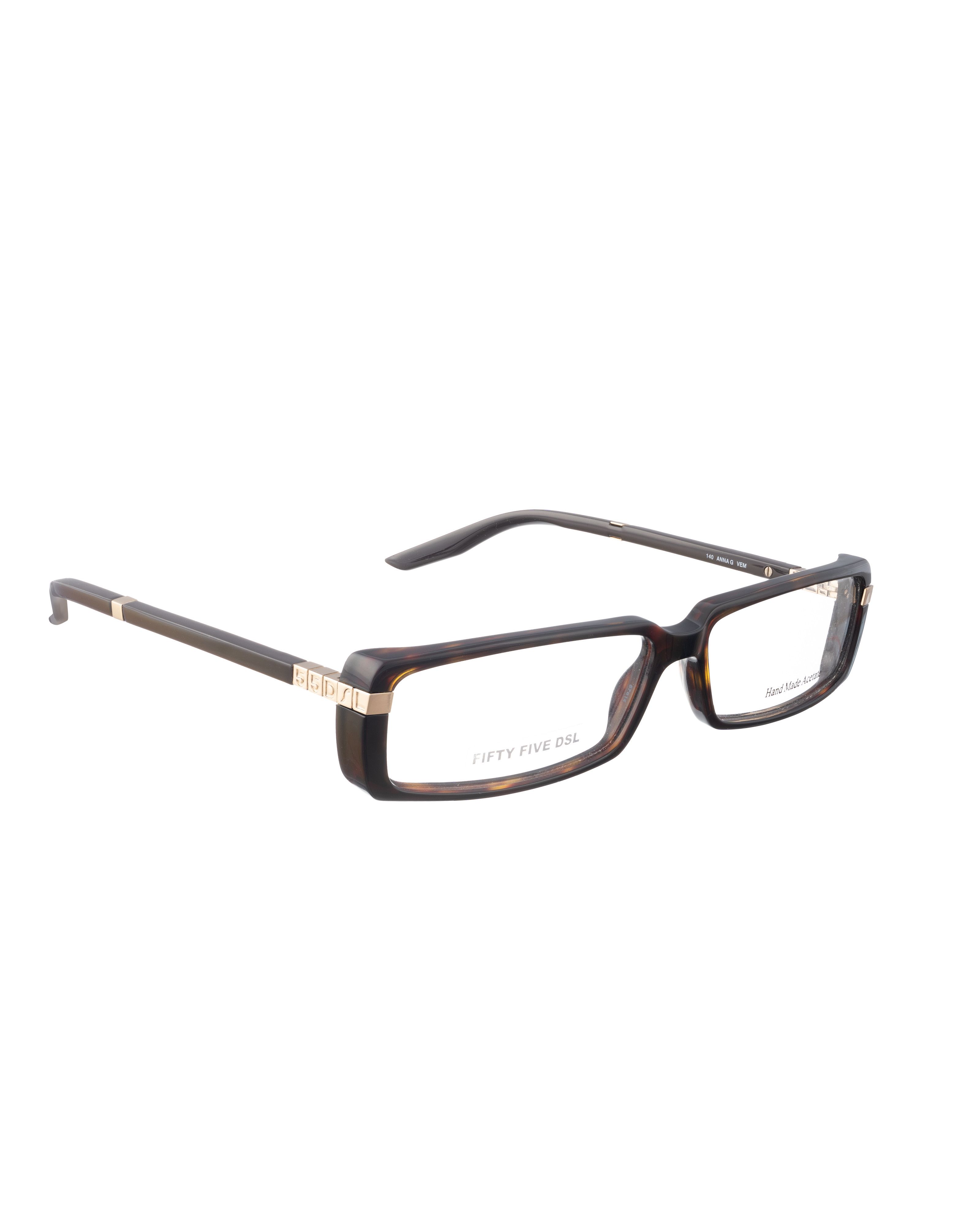 Diesel Diesel 90s Dark Plastic Brown Glasses Size ONE SIZE - 2 Thumbnail