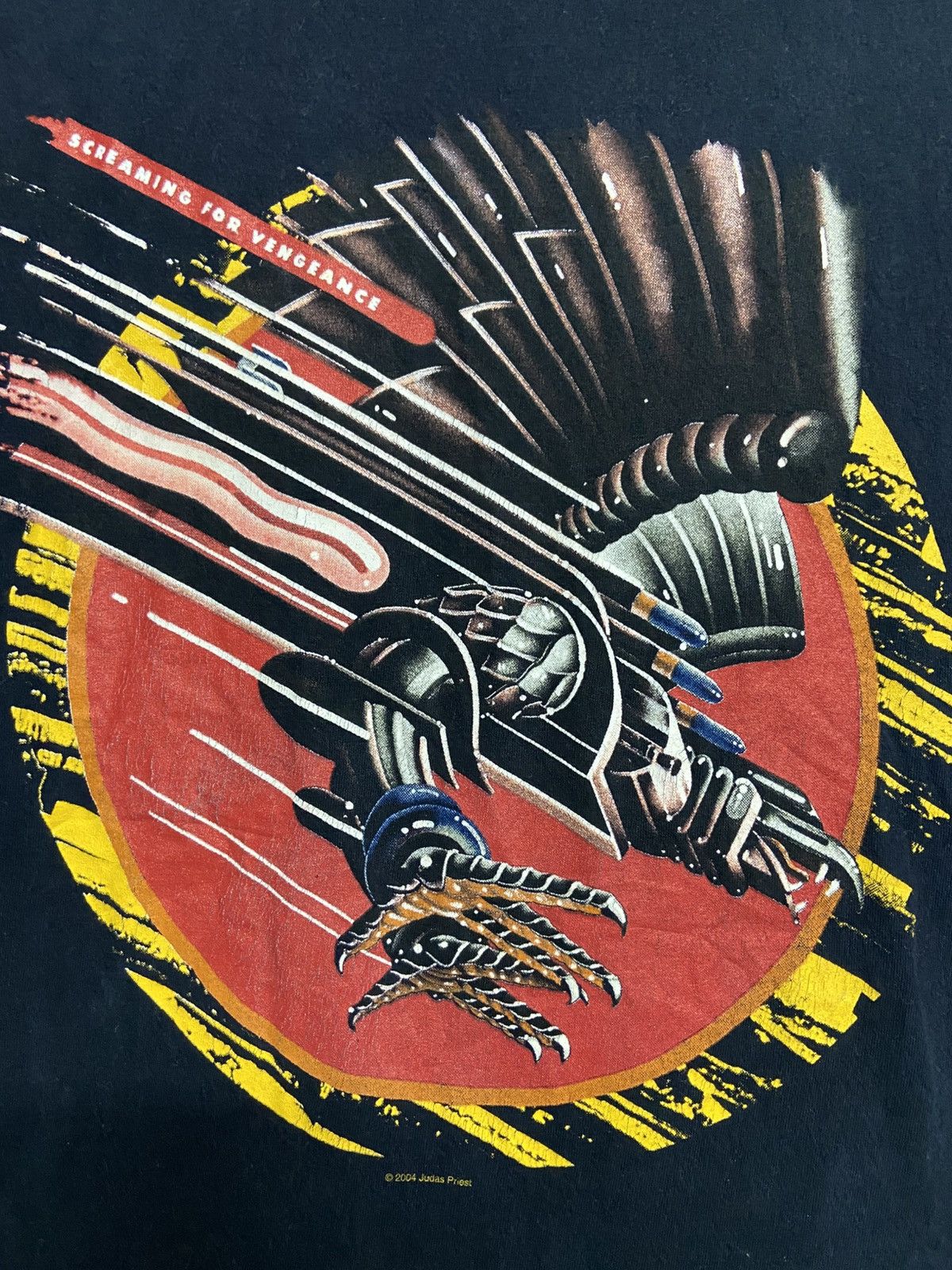 Band Tees Vintage Distressed Judas Priest Screaming for Vengeance Tee Size US M / EU 48-50 / 2 - 5 Thumbnail