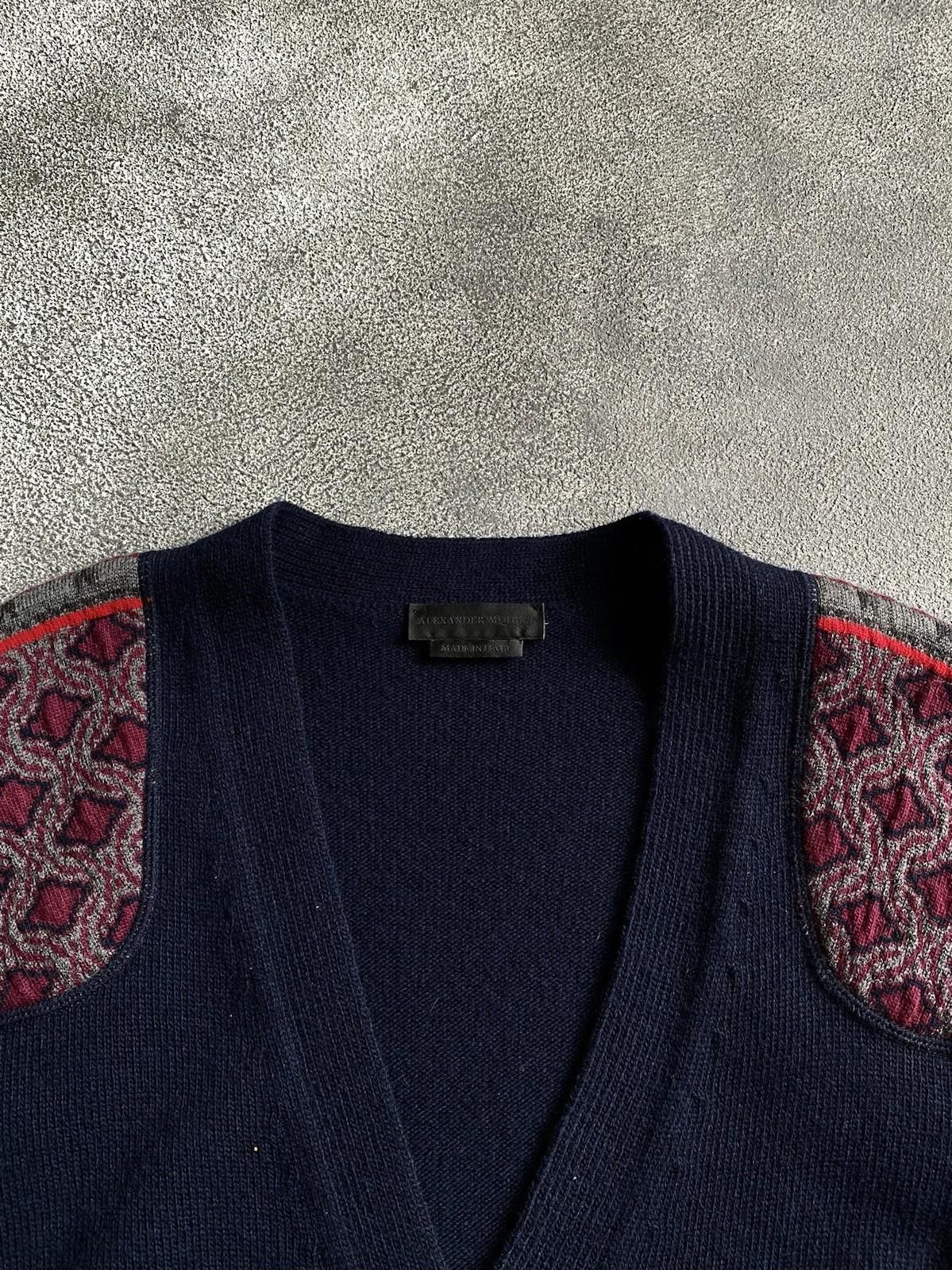 Alexander McQueen Alexander McQueen Cardigan Thick Wool "Winter Theme" Size US M / EU 48-50 / 2 - 9 Thumbnail