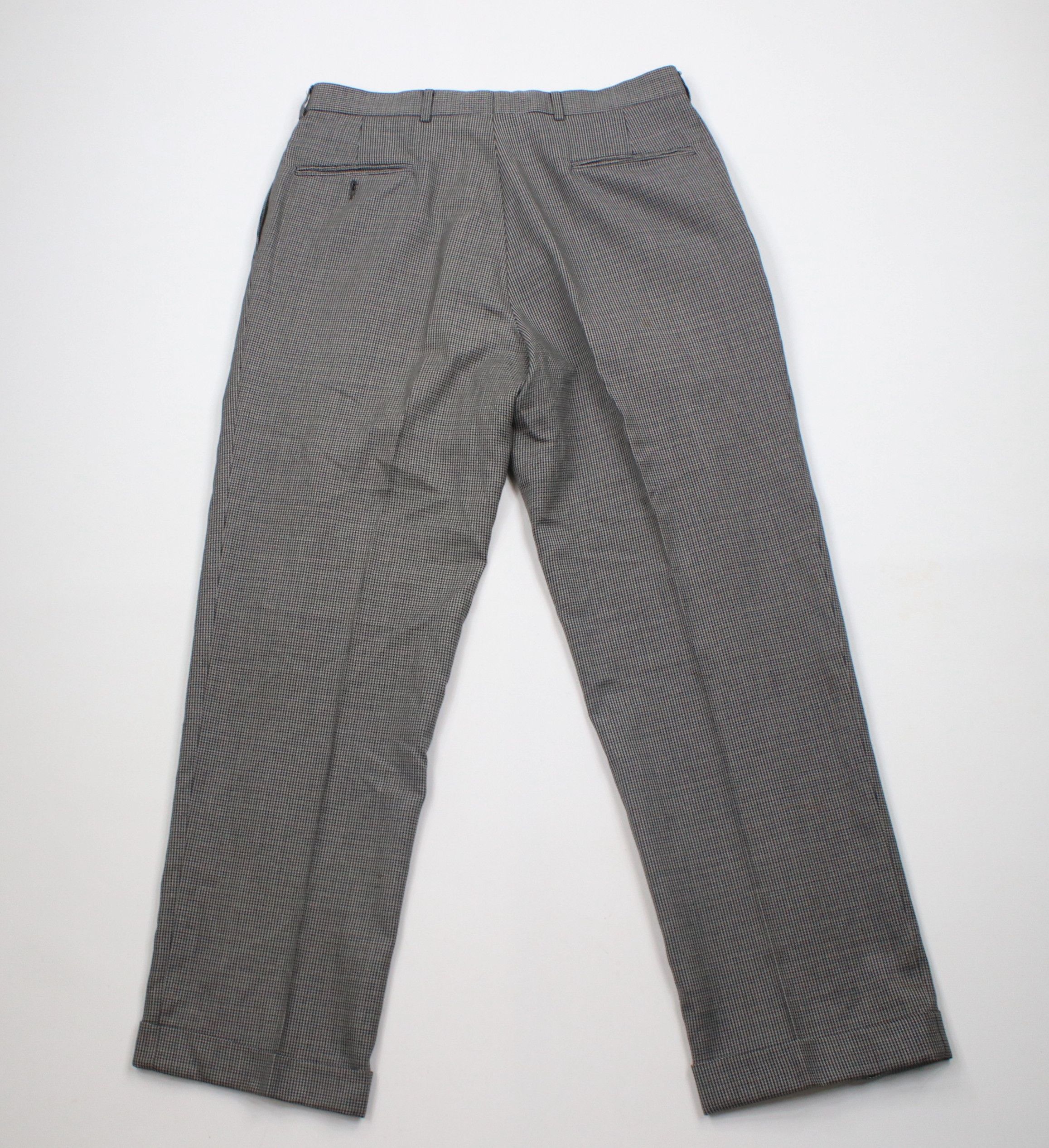 Vintage Vintage 90s Streetwear Wide Leg Chino Pants Houndstooth Size US 34 / EU 50 - 10 Thumbnail